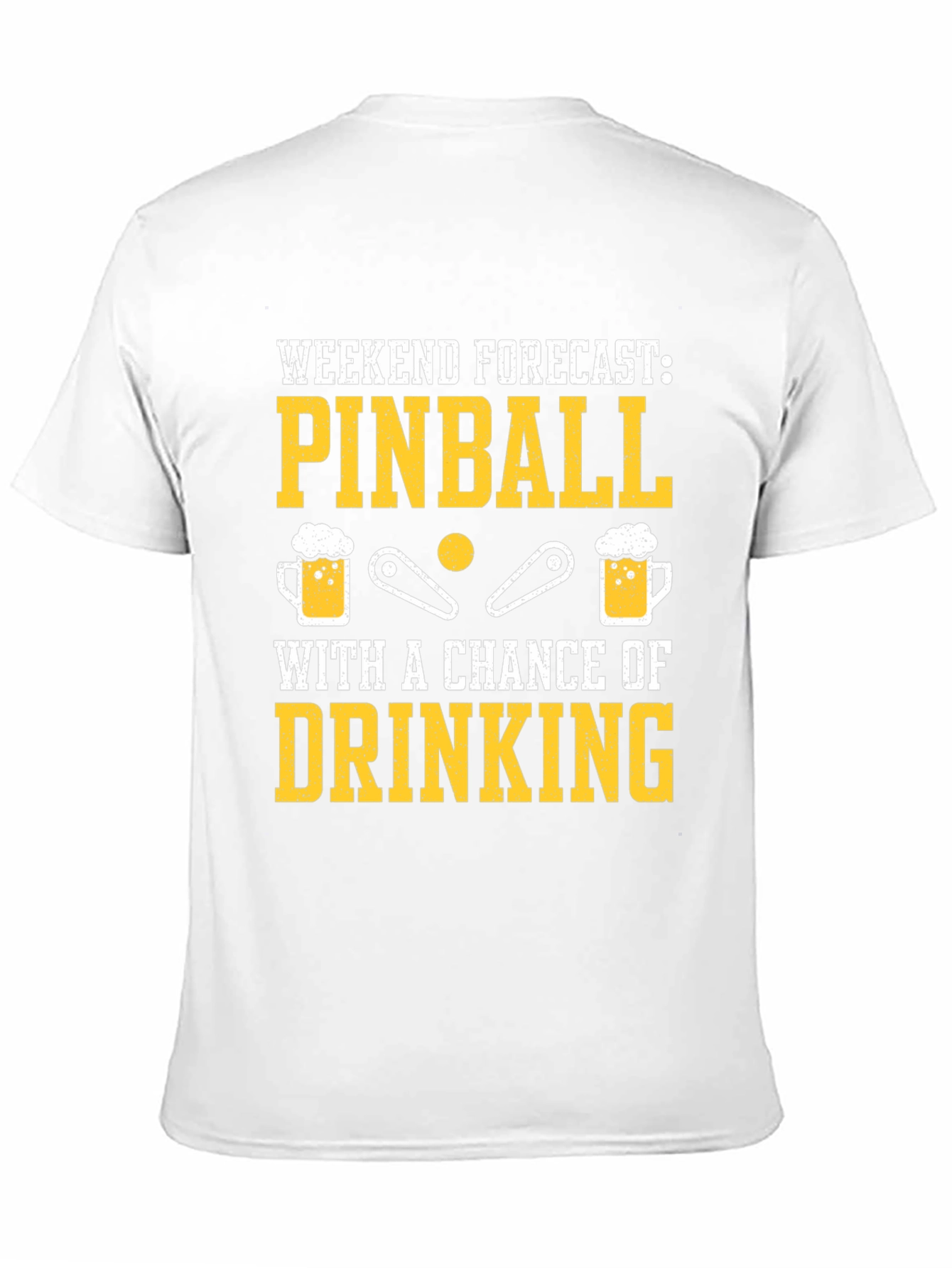 Pinball & Drinking T-Shirt - Weekend Forecast