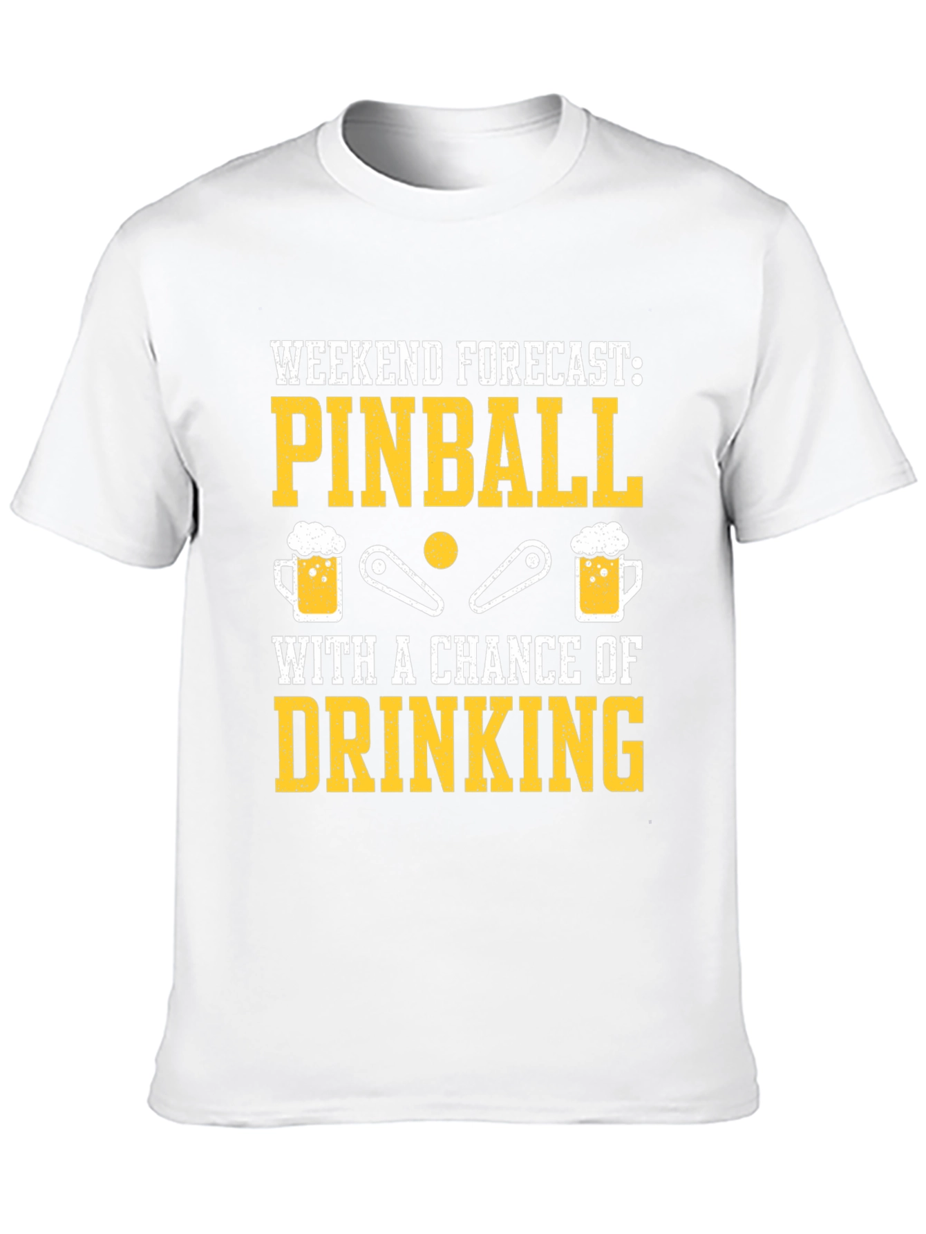 Pinball & Drinking T-Shirt - Weekend Forecast