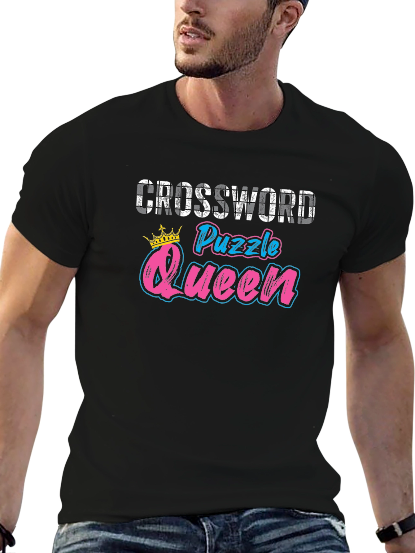 Crossword Puzzle Queen Graphic Tee