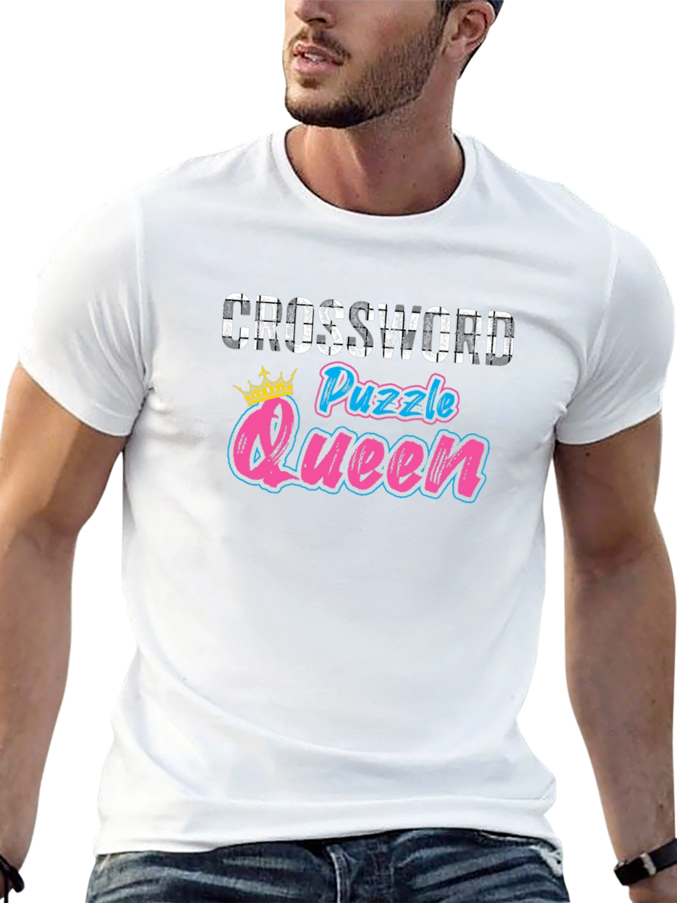 Crossword Puzzle Queen Graphic Tee