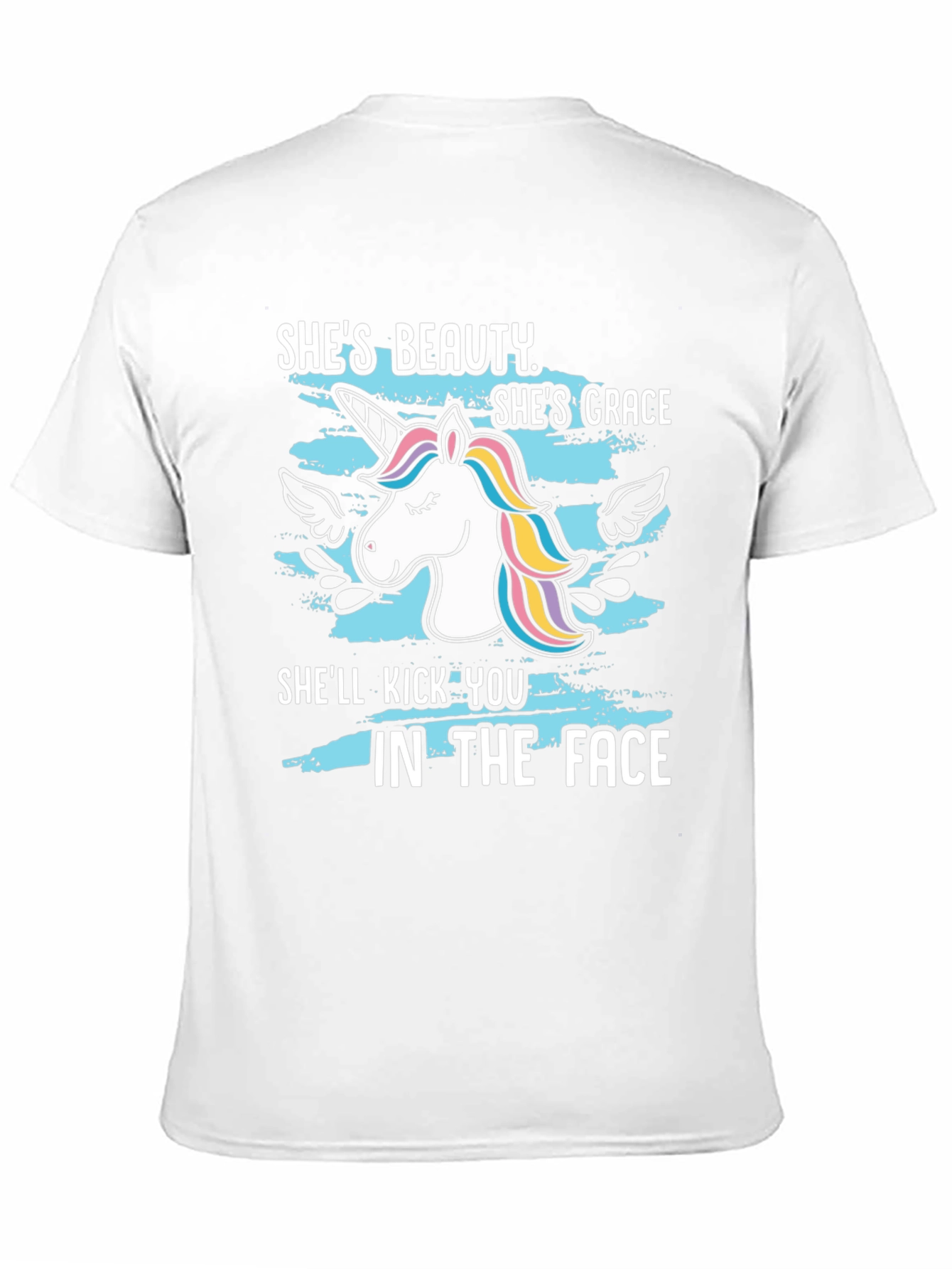 Beauty & Grace Unicorn Graphic T-Shirt