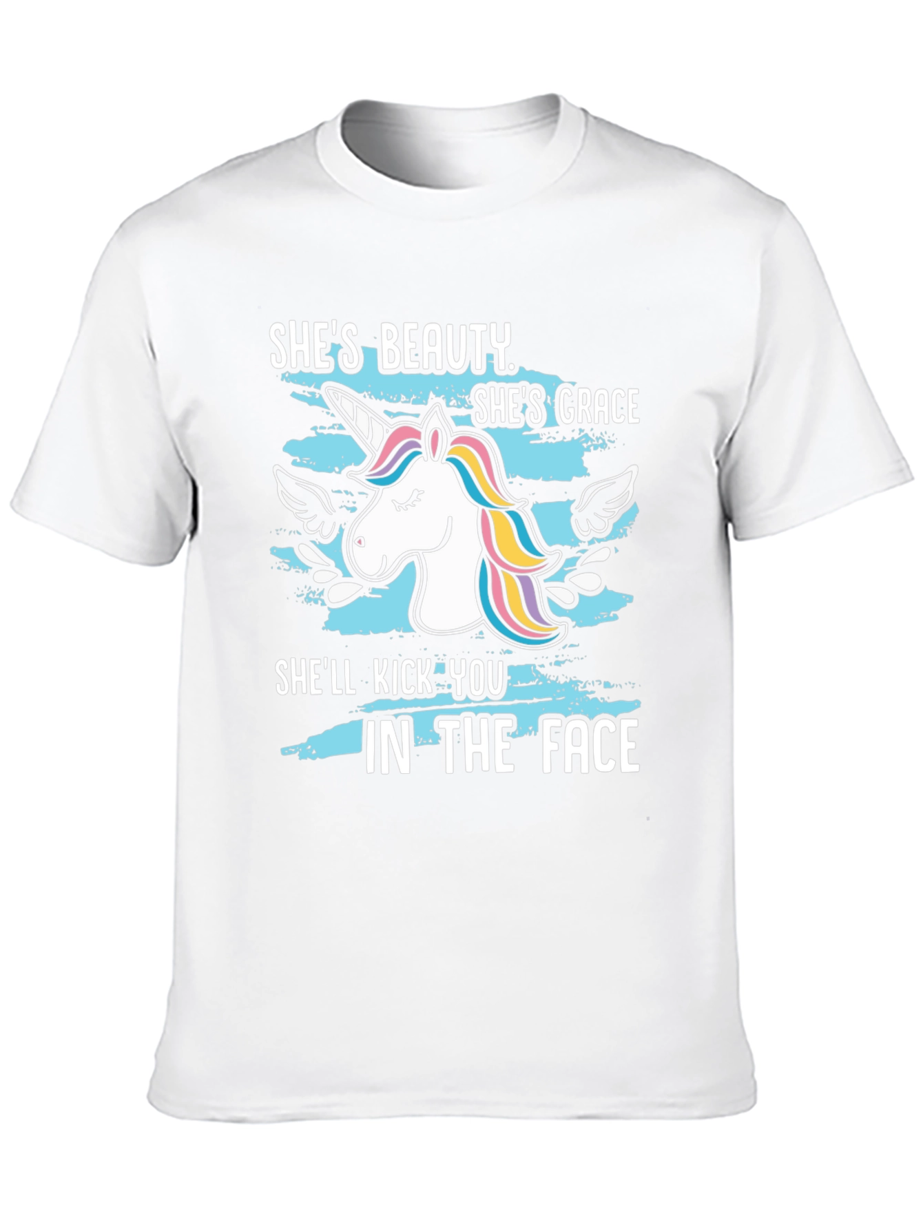 Beauty & Grace Unicorn Graphic T-Shirt