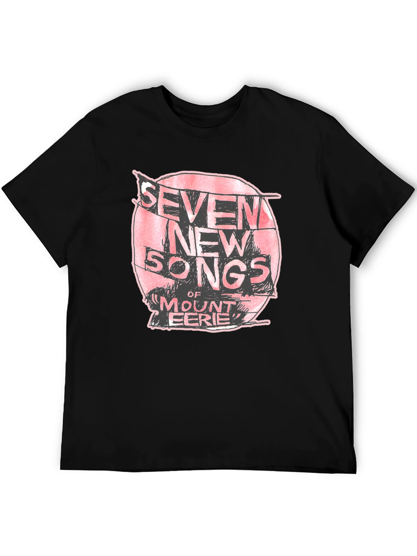 Seven New Songs Mount Eerie Black T-Shirt