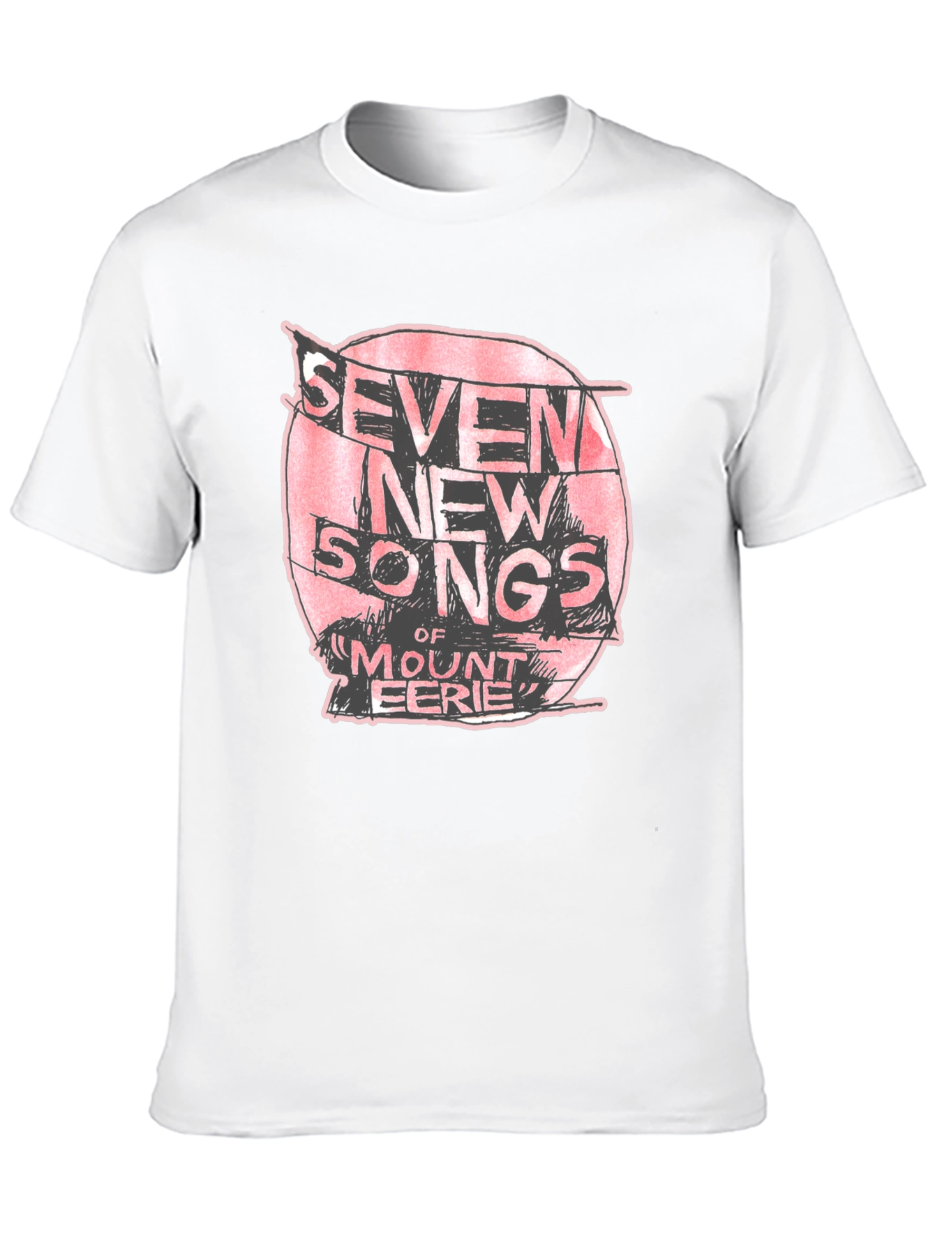 Seven New Songs Mount Eerie Black T-Shirt
