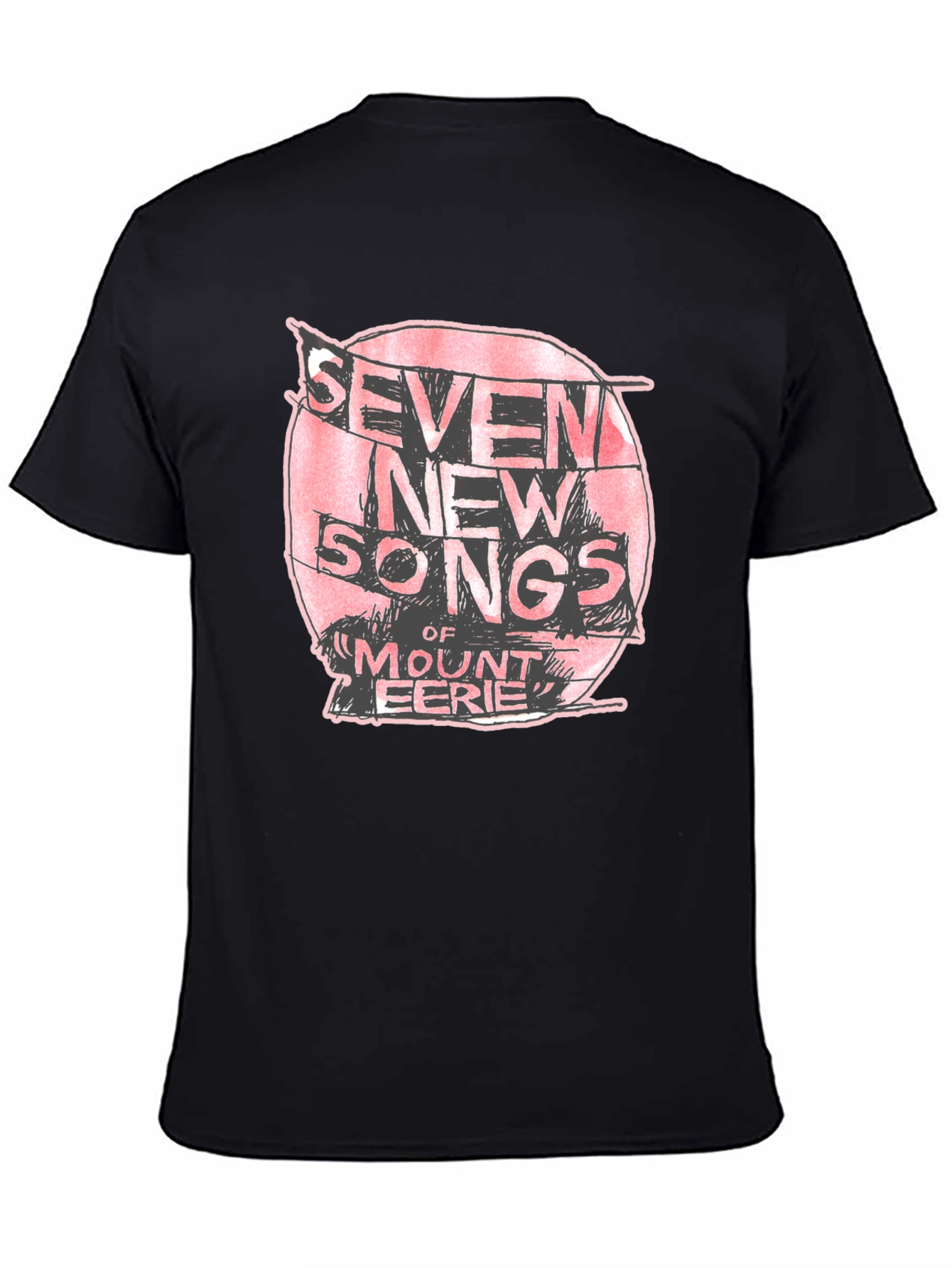 Seven New Songs Mount Eerie Black T-Shirt