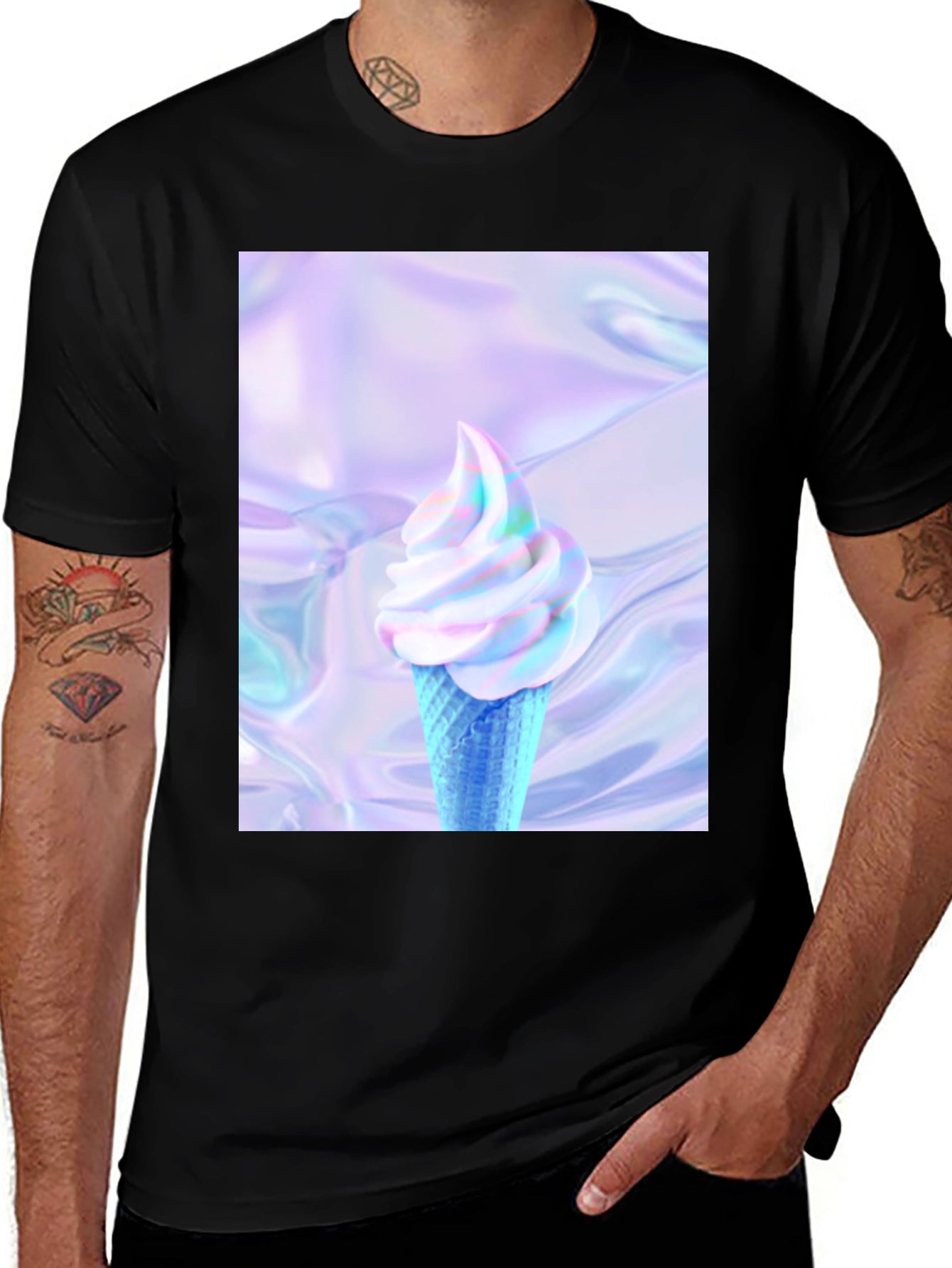 Ice Cream Graphic Tee - Stylish and Unique