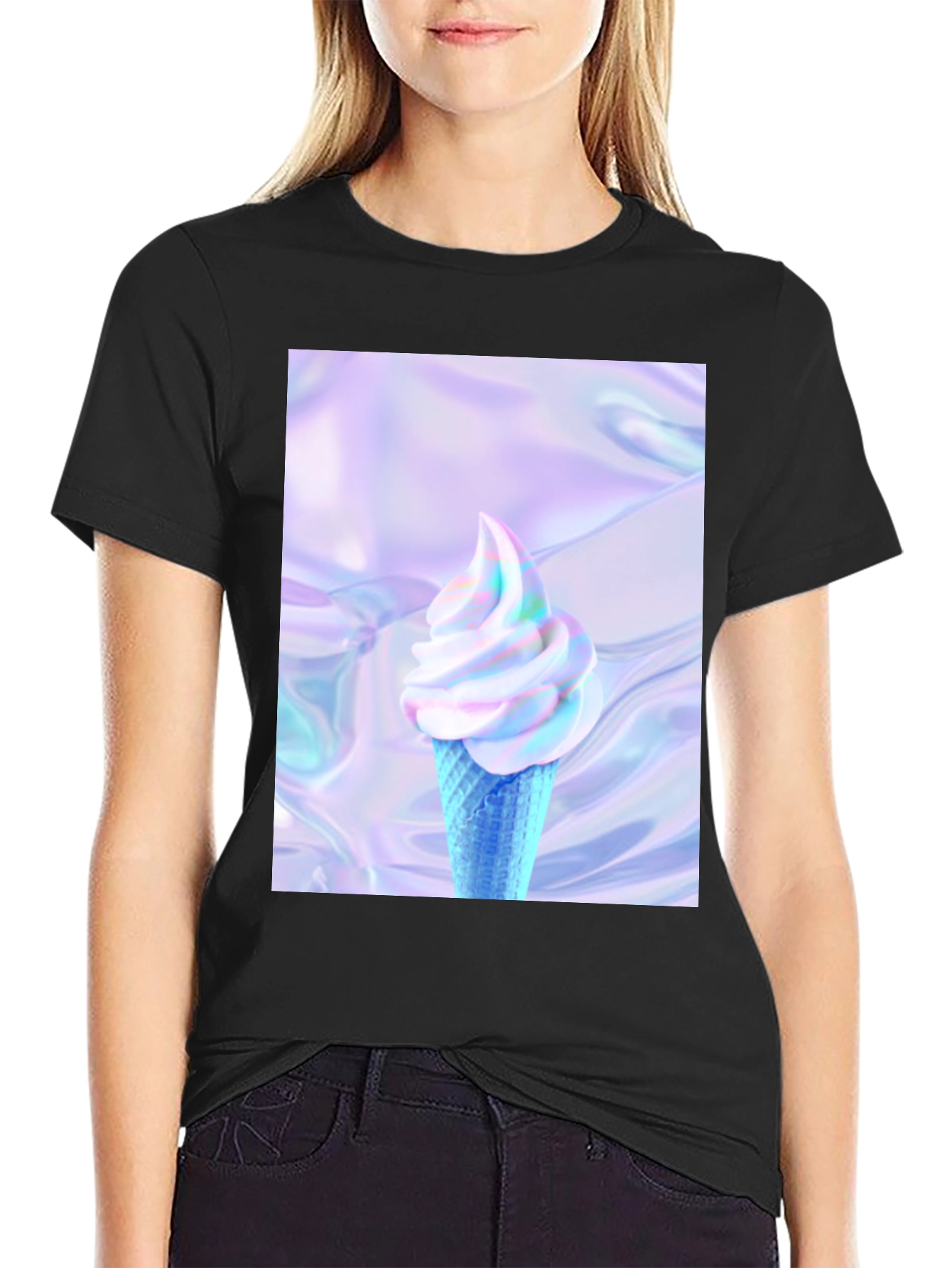 Ice Cream Graphic Tee - Stylish and Unique