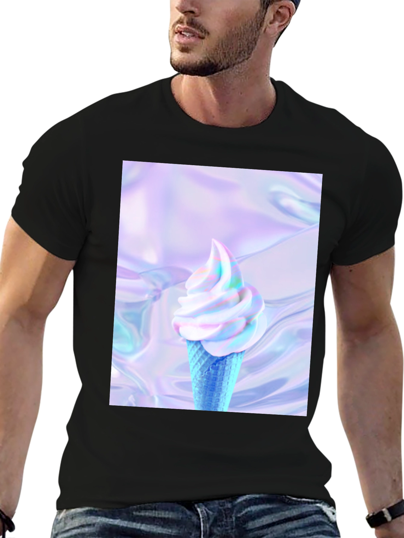 Ice Cream Graphic Tee - Stylish and Unique