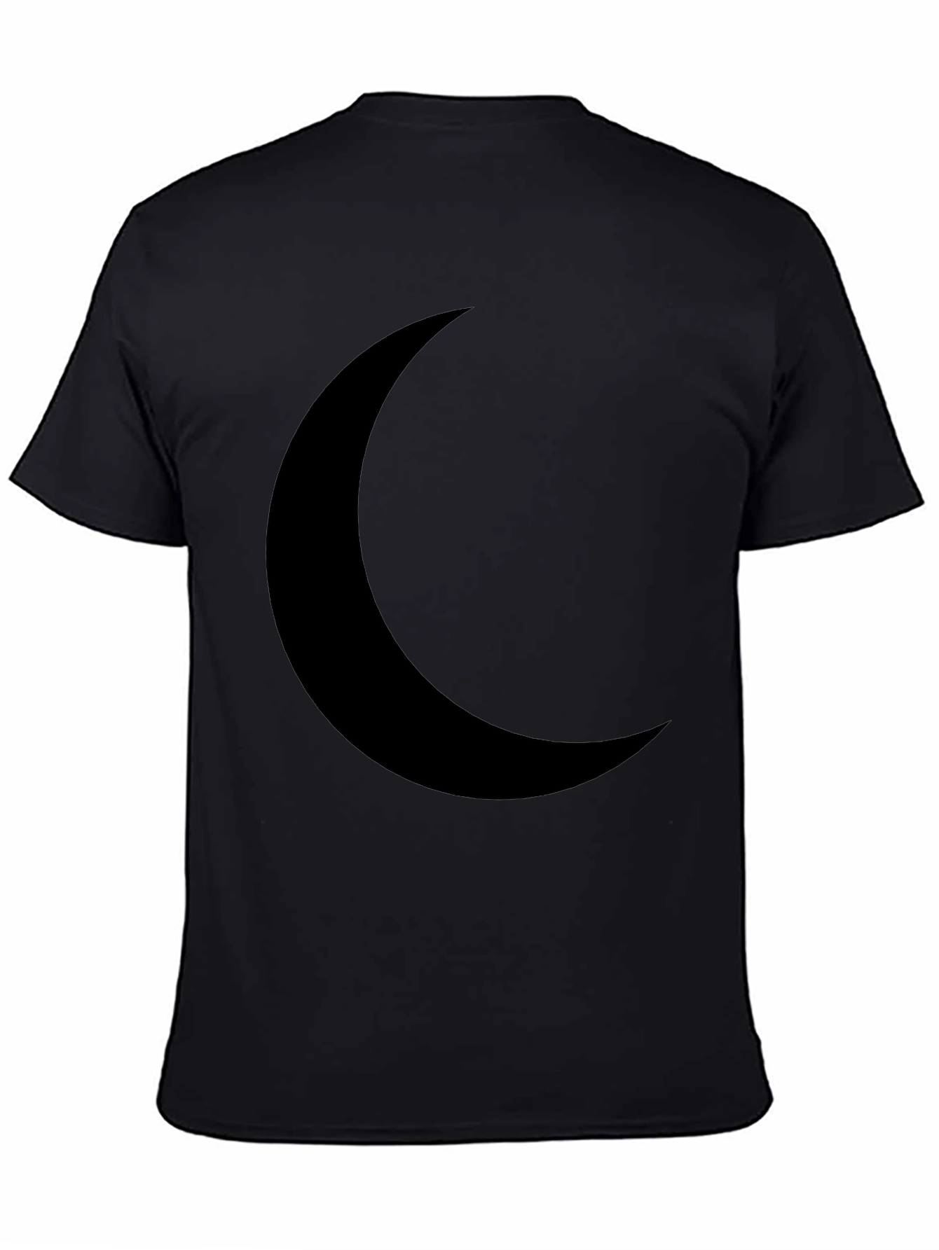 Crescent Moon Black Graphic Tee