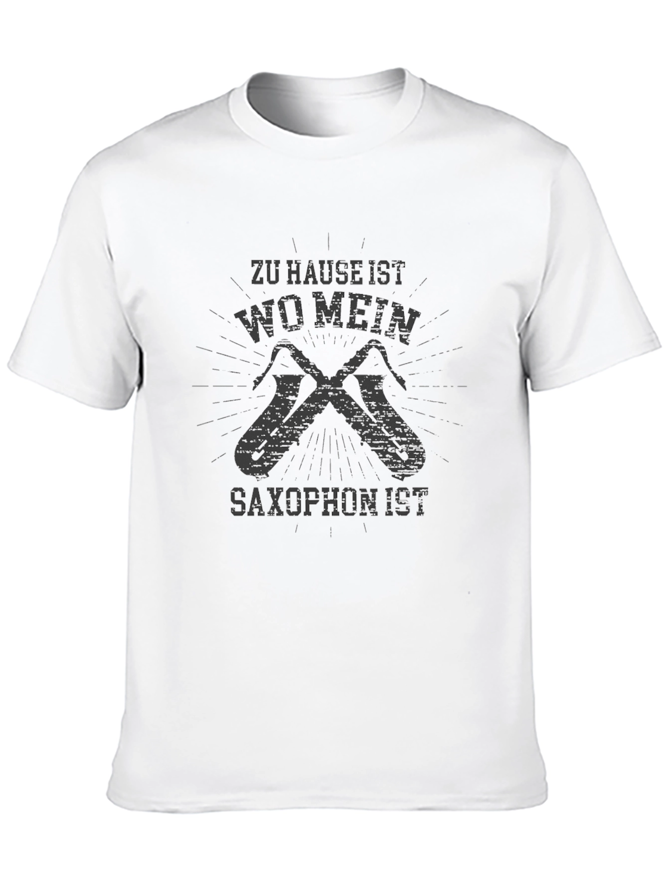 Saxophone Home T-Shirt - Unisex Cotton Tee