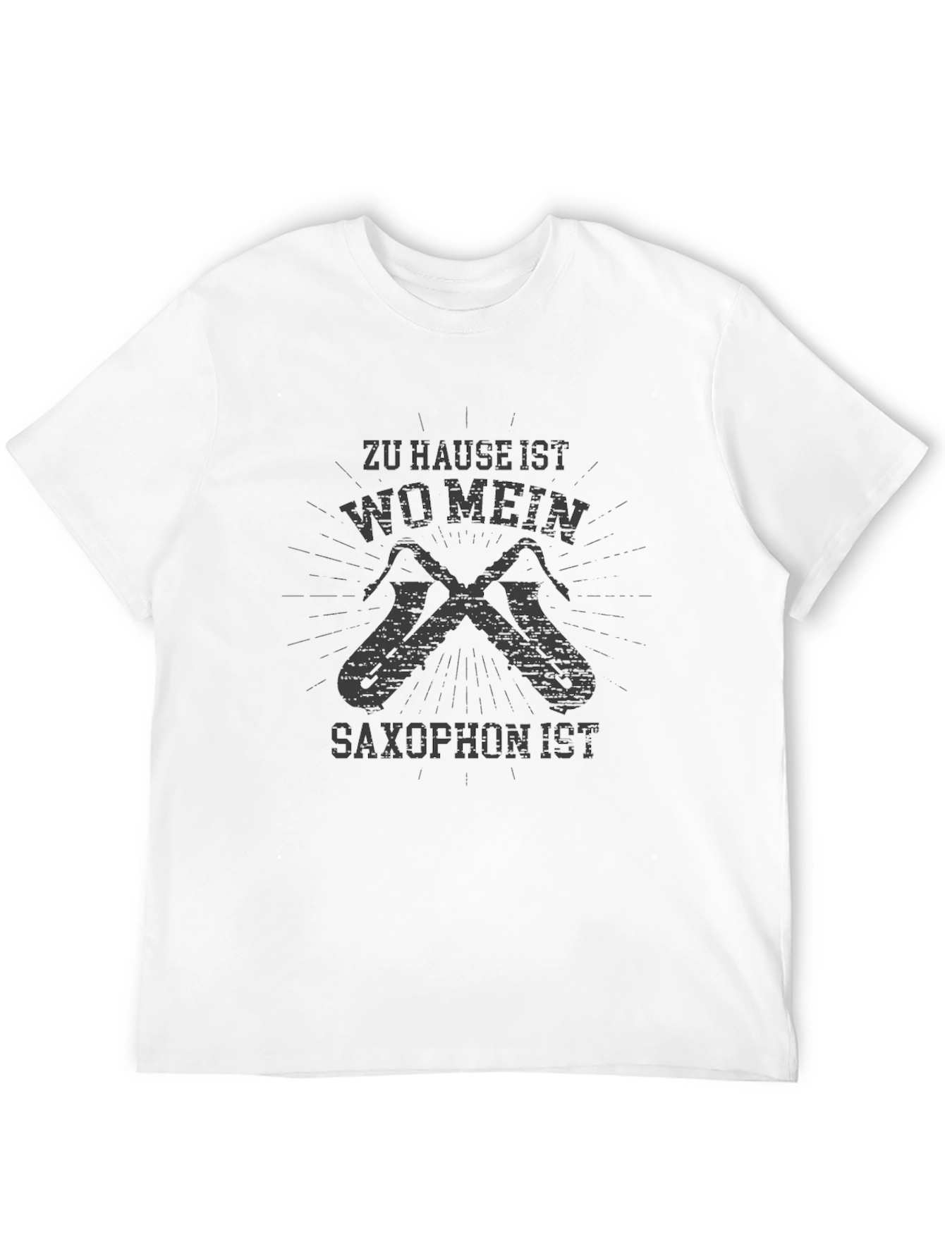 Saxophone Home T-Shirt - Unisex Cotton Tee