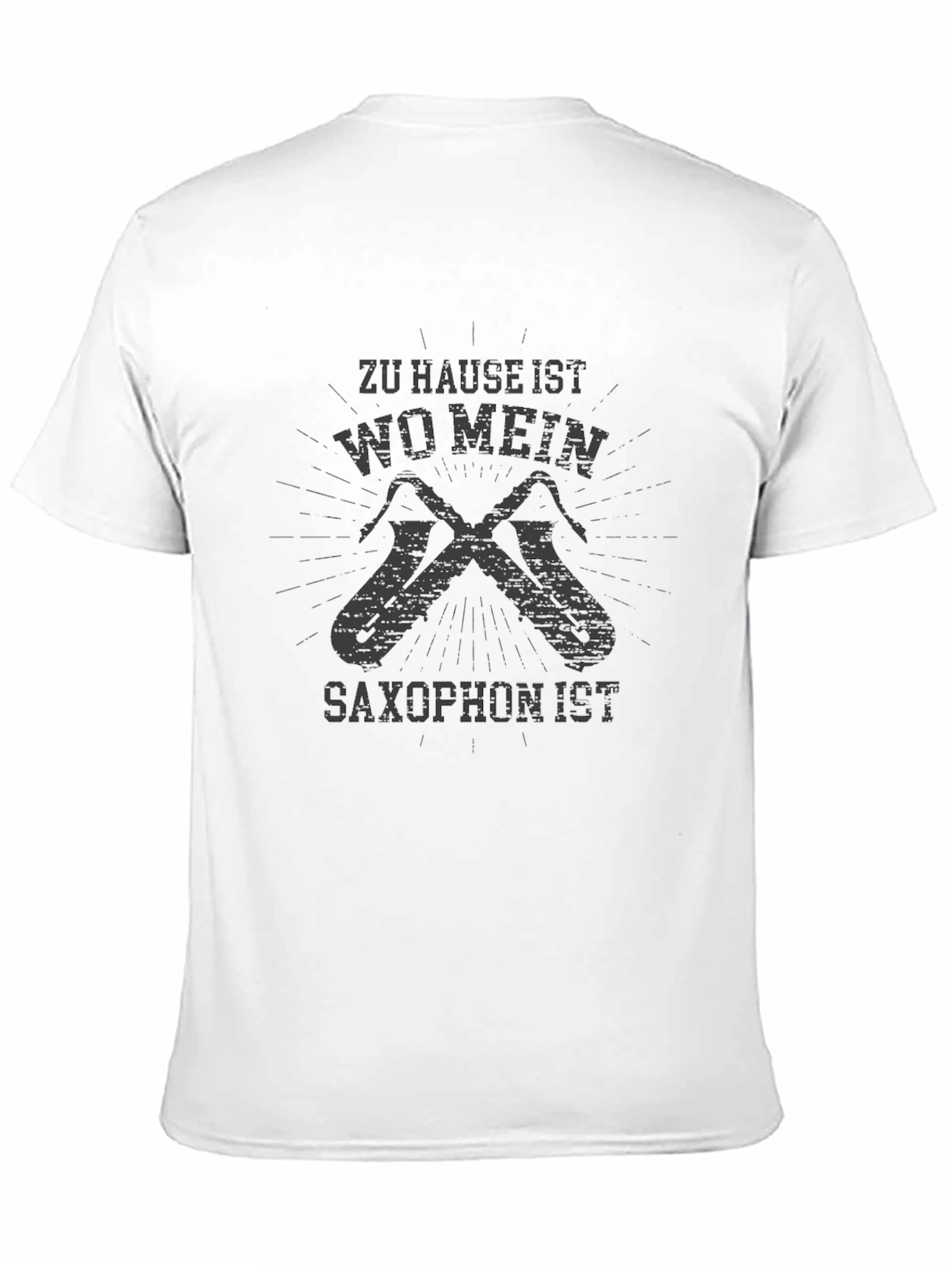 Saxophone Home T-Shirt - Unisex Cotton Tee