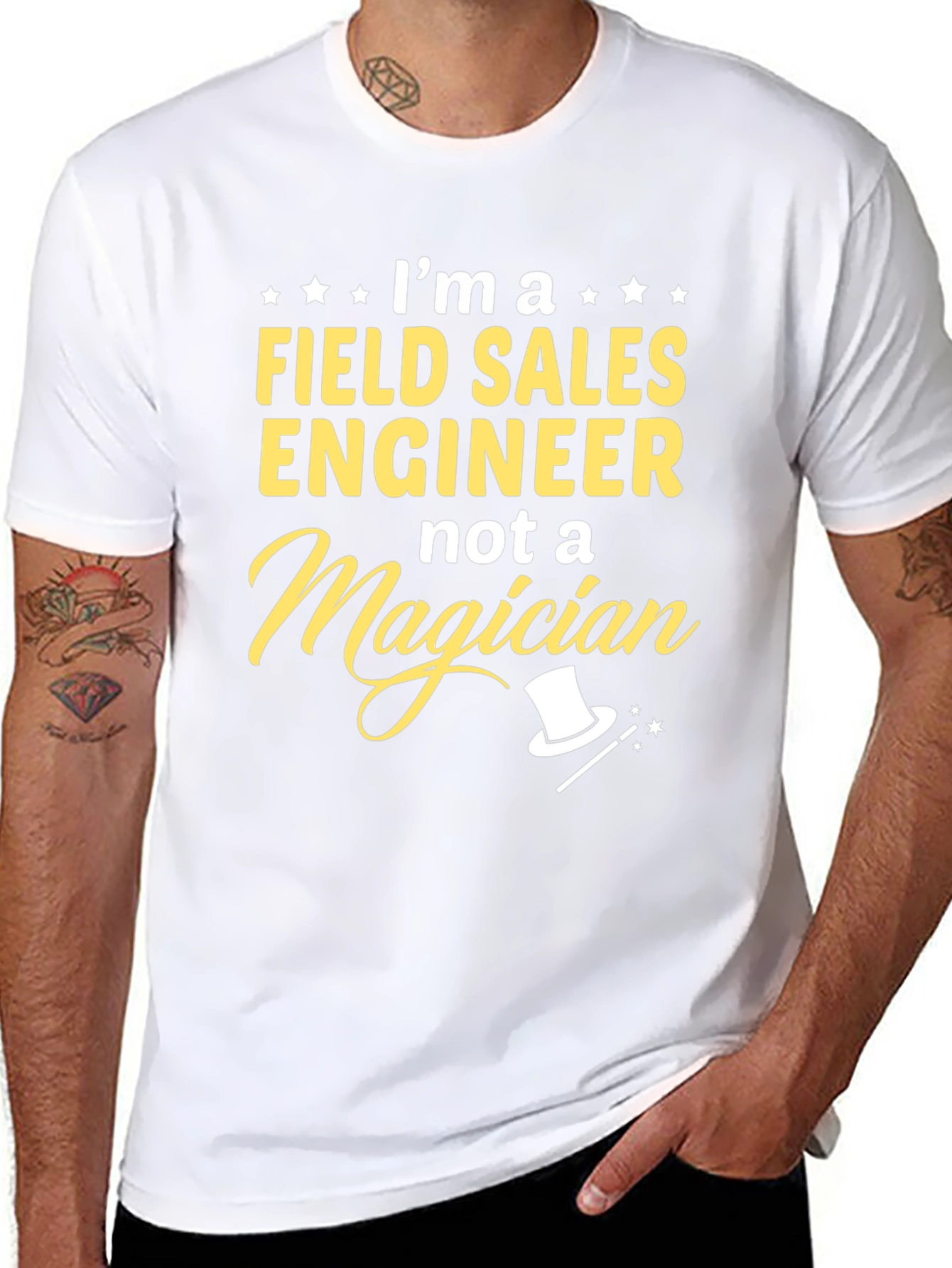 Field Sales Engineer Not A Magician Graphic Tee