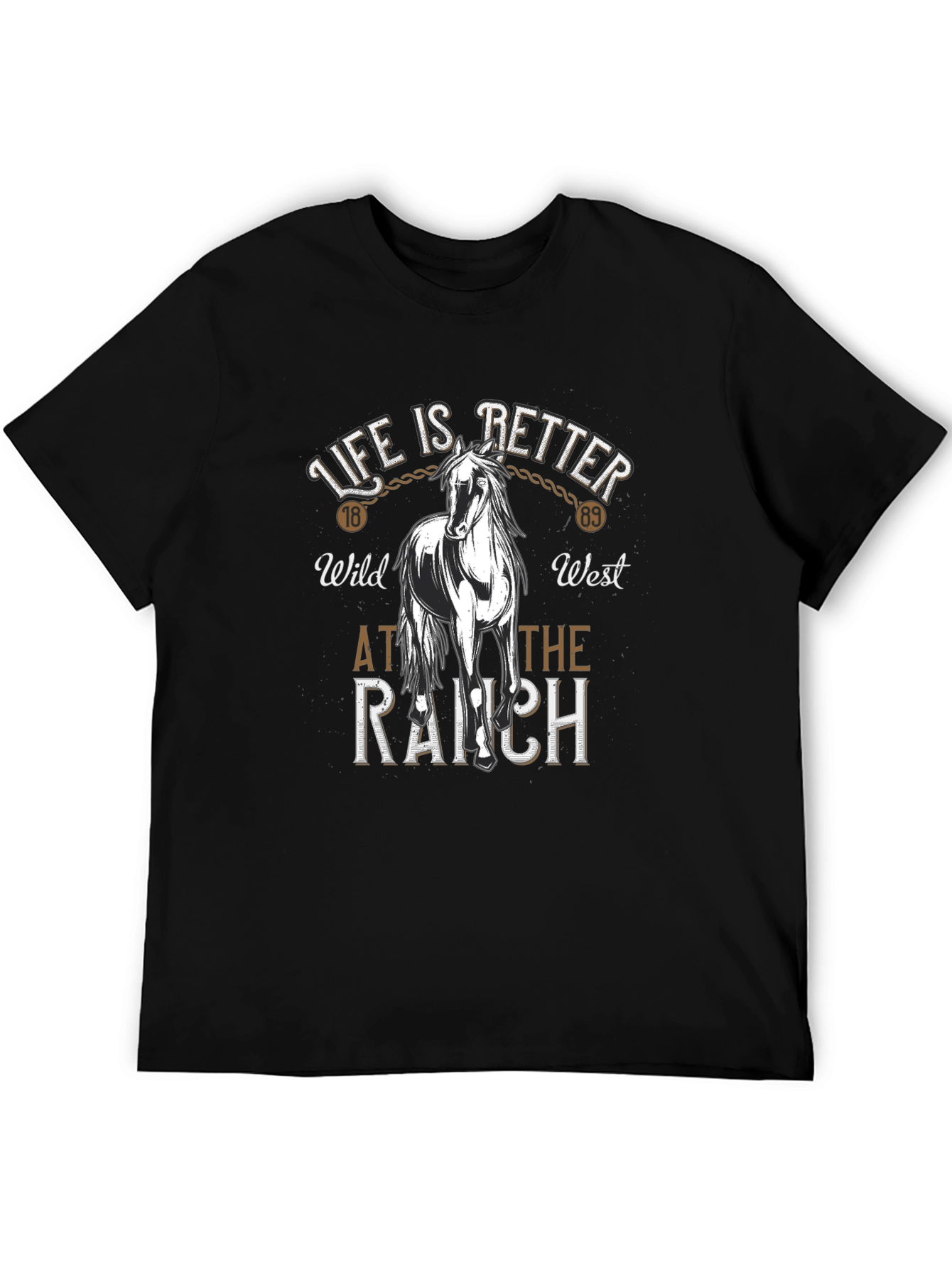 Life is Better at the Ranch Black T-Shirt