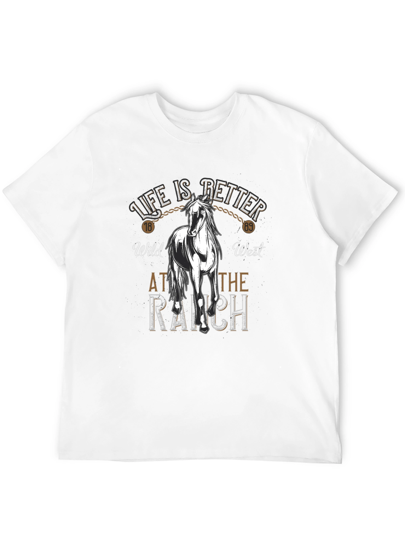 Life is Better at the Ranch Black T-Shirt