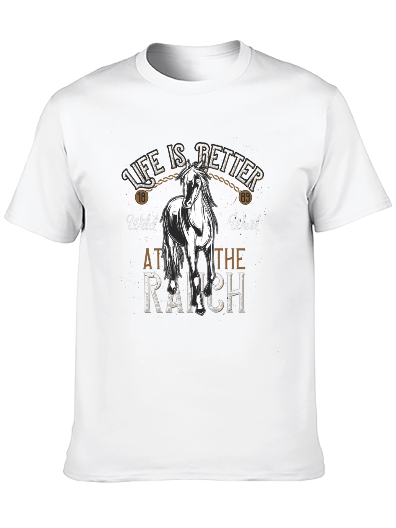 Life is Better at the Ranch Black T-Shirt