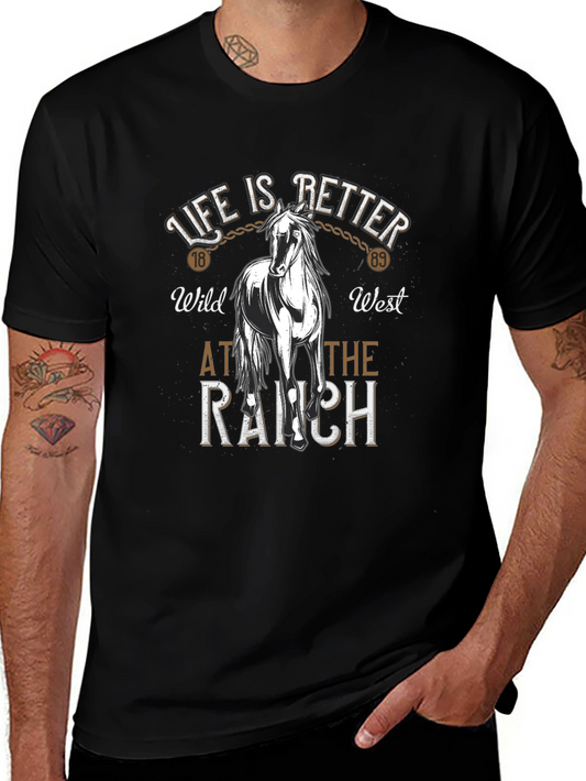 Life is Better at the Ranch Black T-Shirt