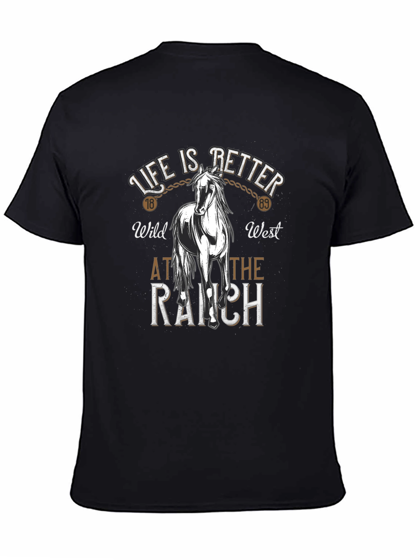 Life is Better at the Ranch Black T-Shirt