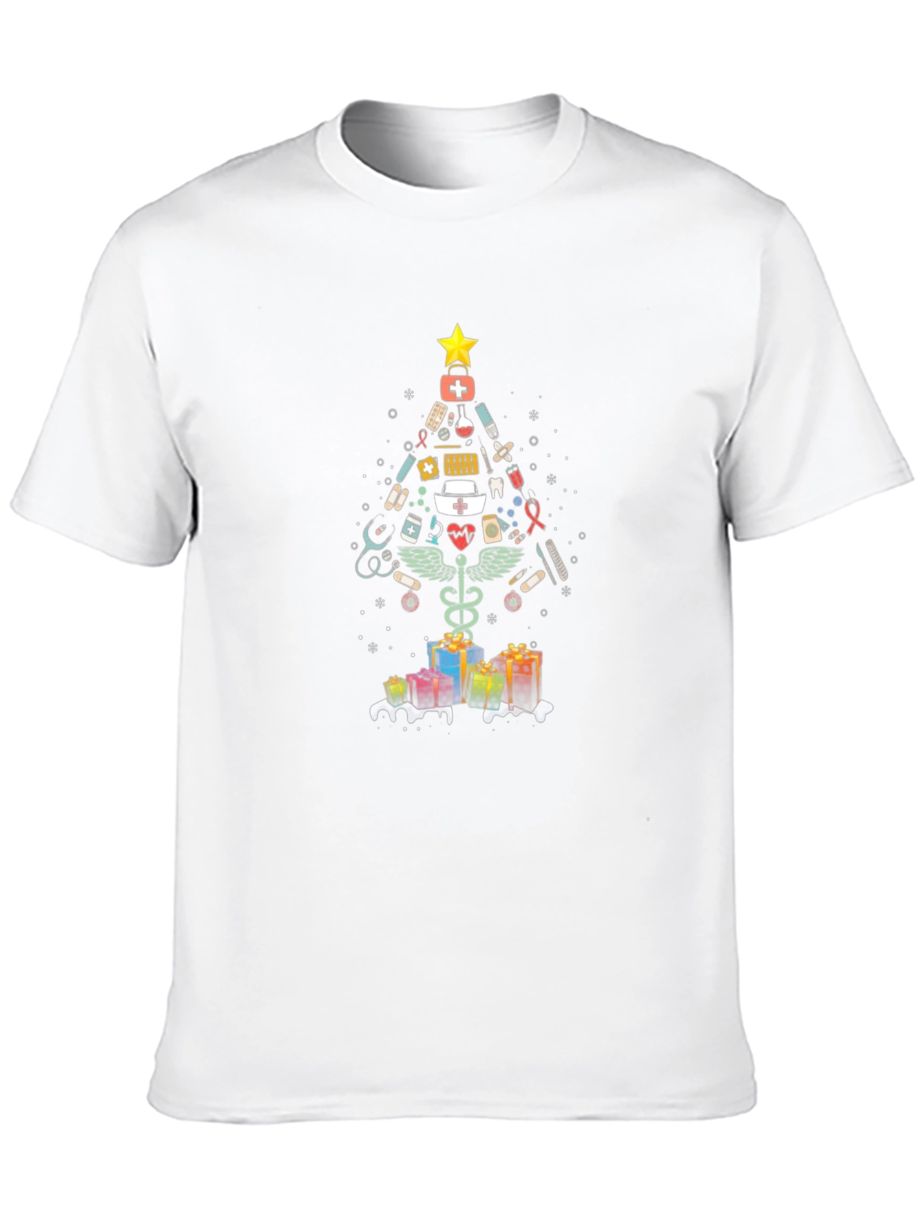 Nurse Christmas Tree T-Shirt