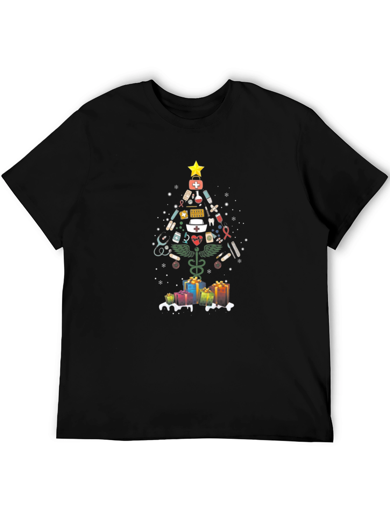 Nurse Christmas Tree T-Shirt