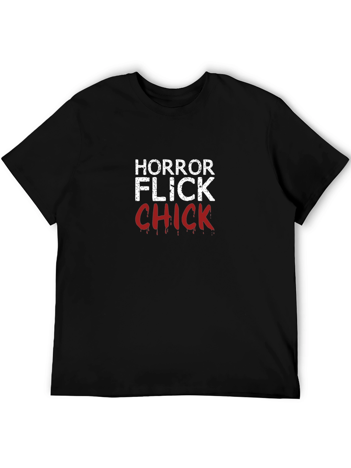 Horror Flick Chick Graphic T-Shirt