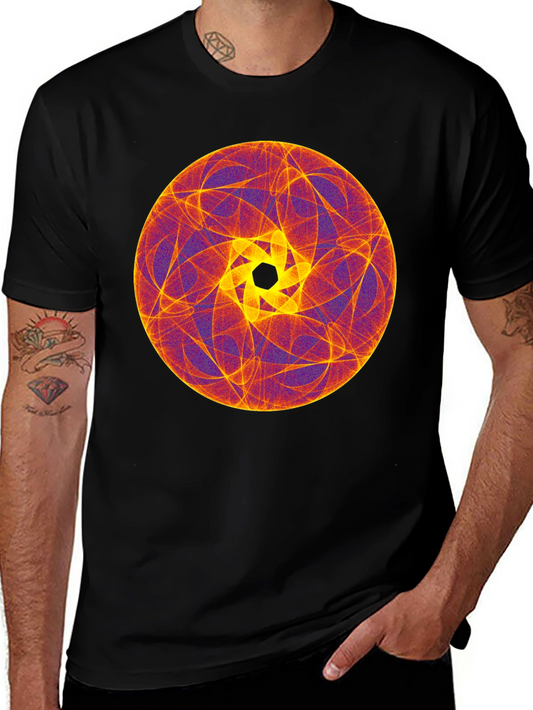 Abstract Geometric Circle Graphic T-Shirt