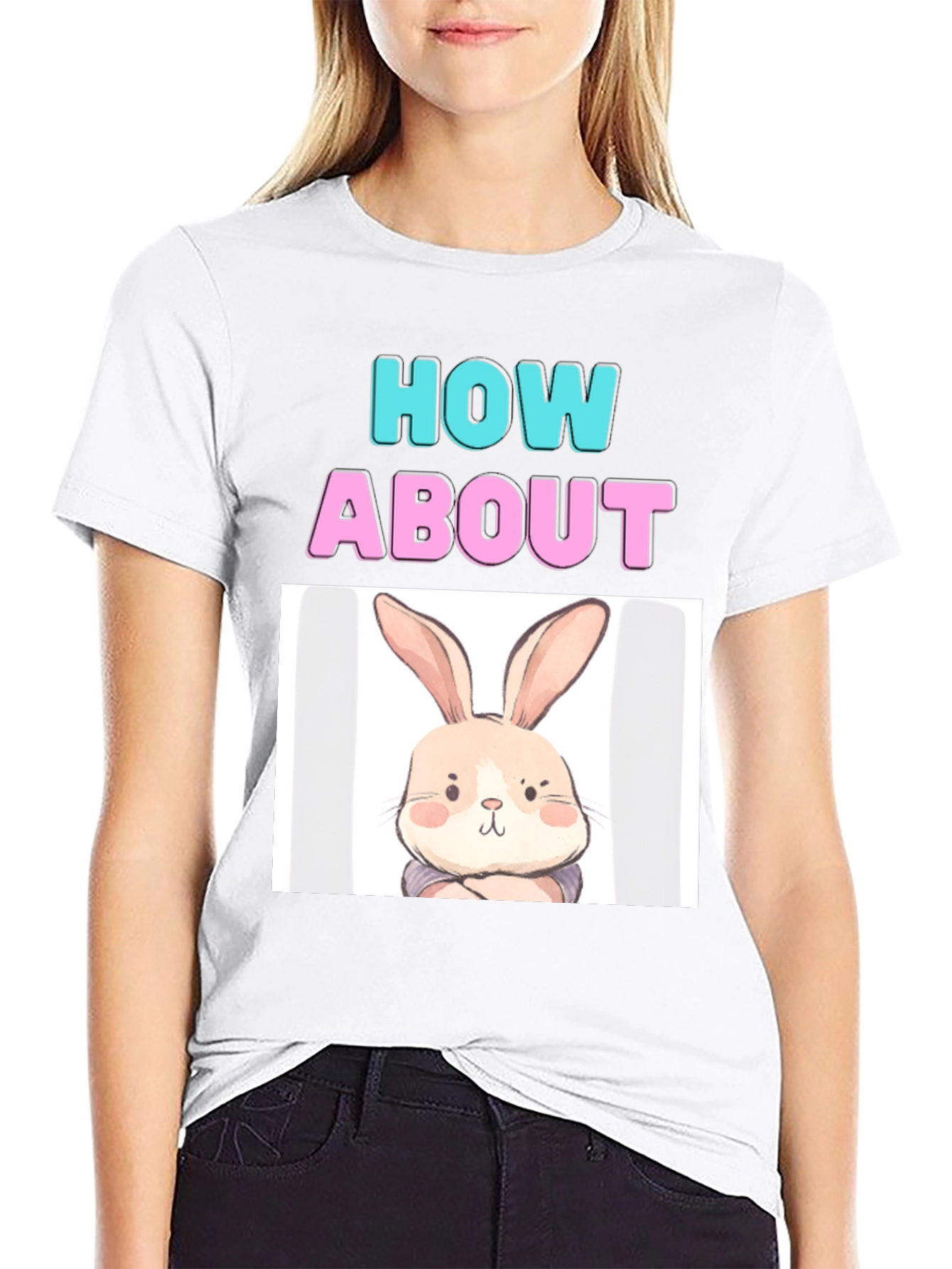 How About Bunny T-Shirt - Cute & Comfy