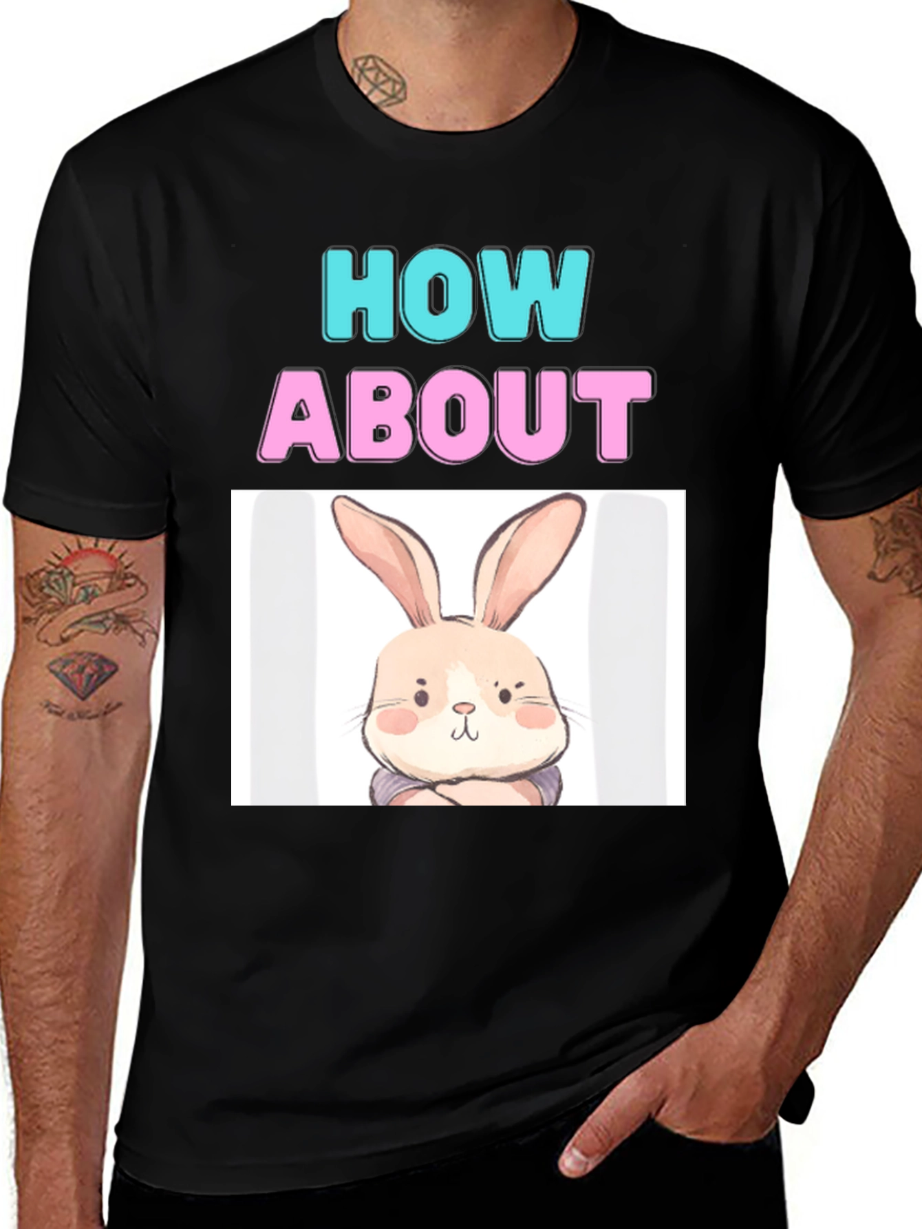 How About Bunny T-Shirt - Cute & Comfy