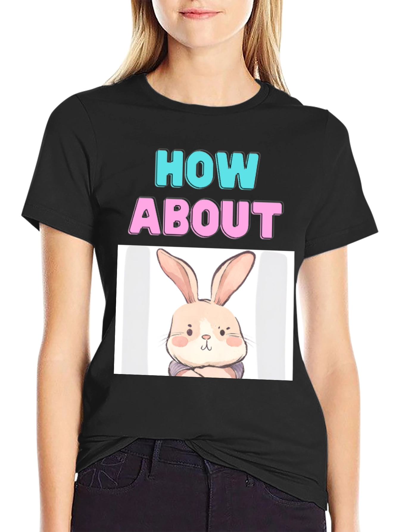 How About Bunny T-Shirt - Cute & Comfy
