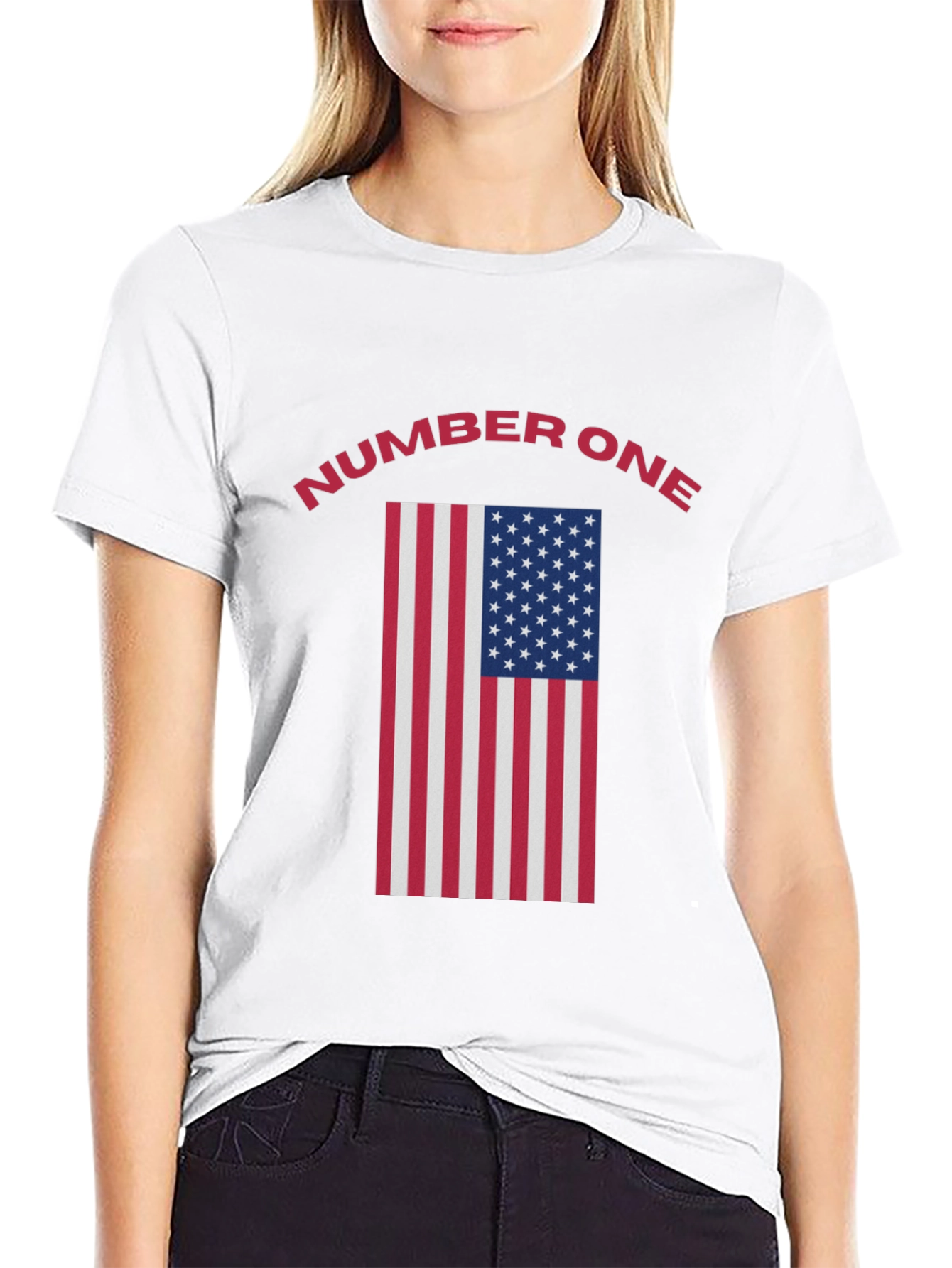 Number One American Flag T-Shirt