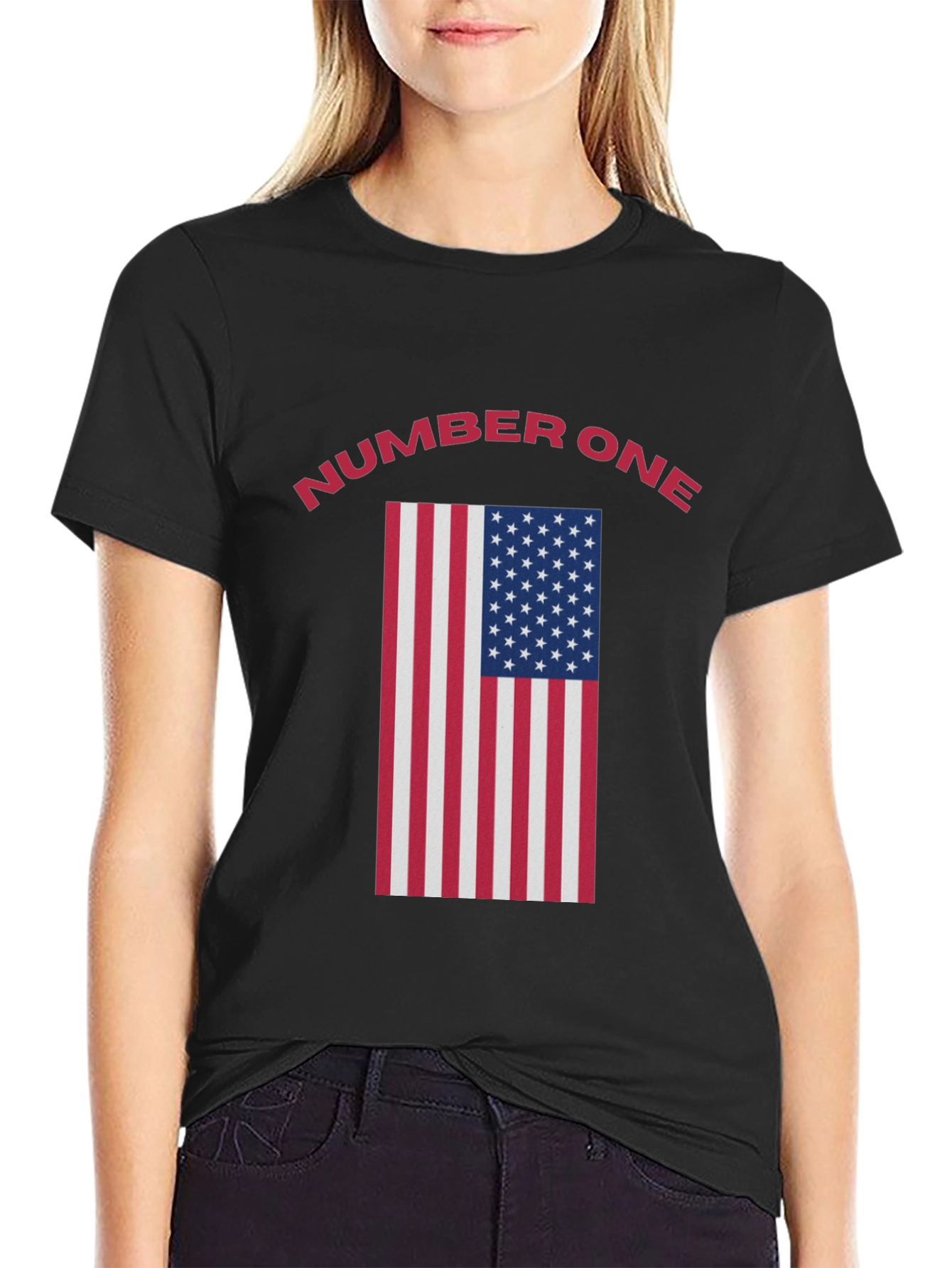 Number One American Flag T-Shirt