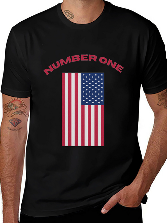 Number One American Flag T-Shirt