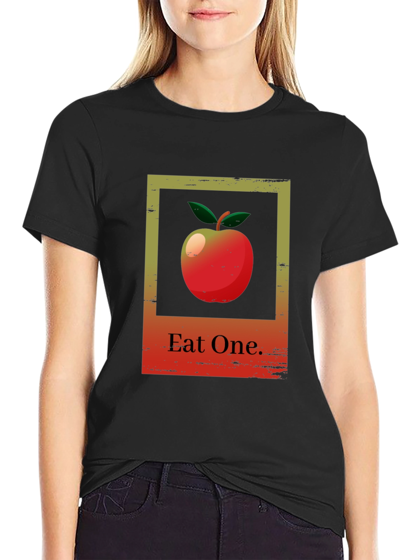 Eat One Apple Graphic T-Shirt