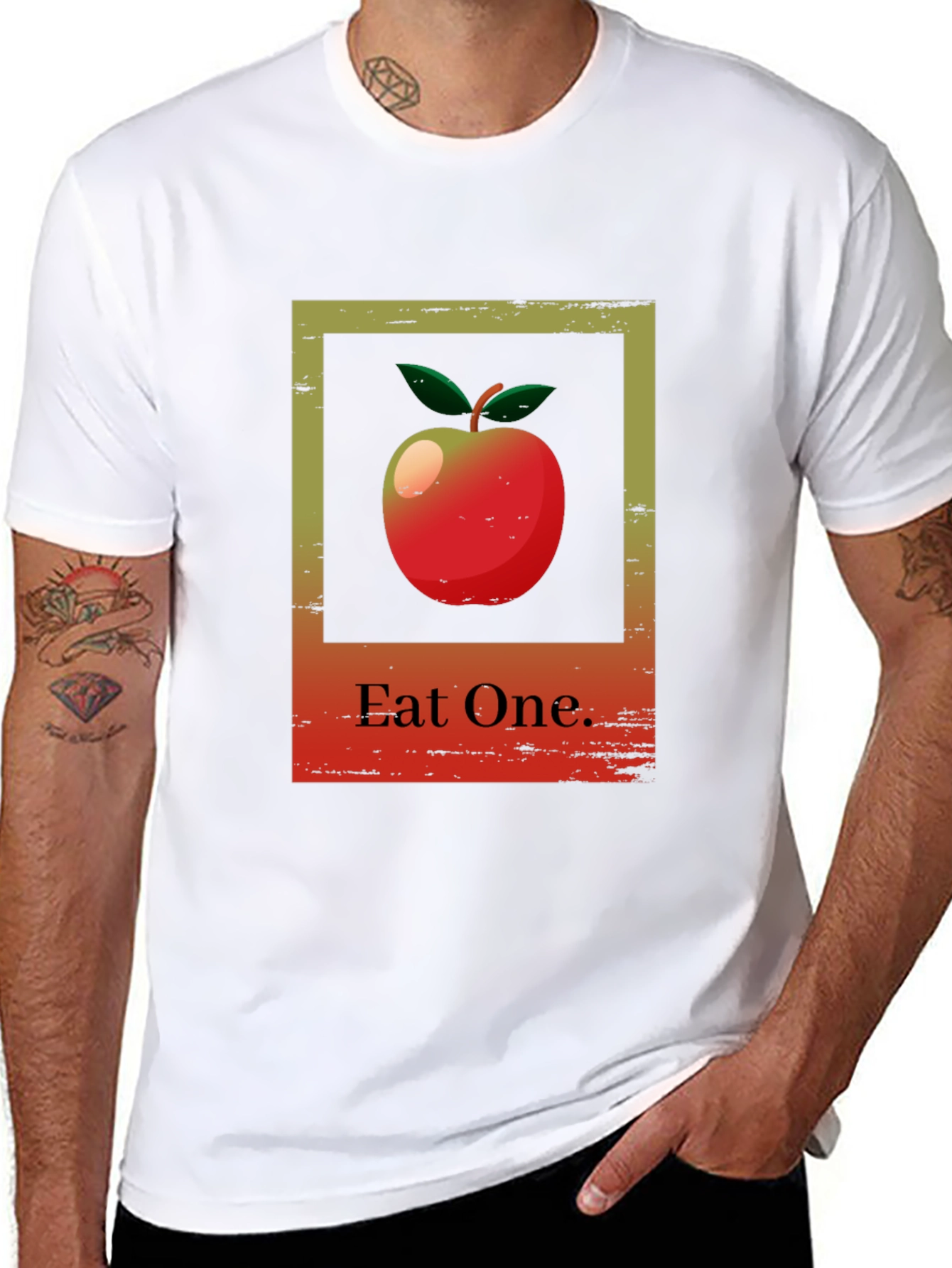 Eat One Apple Graphic T-Shirt