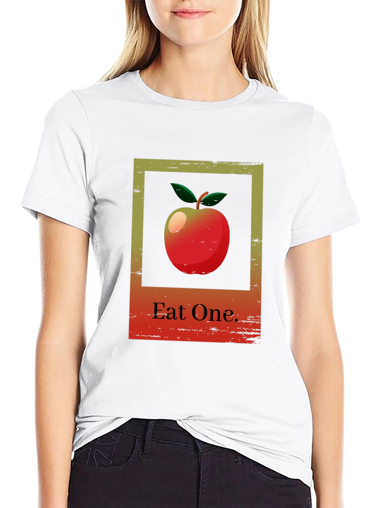 Eat One Apple Graphic T-Shirt