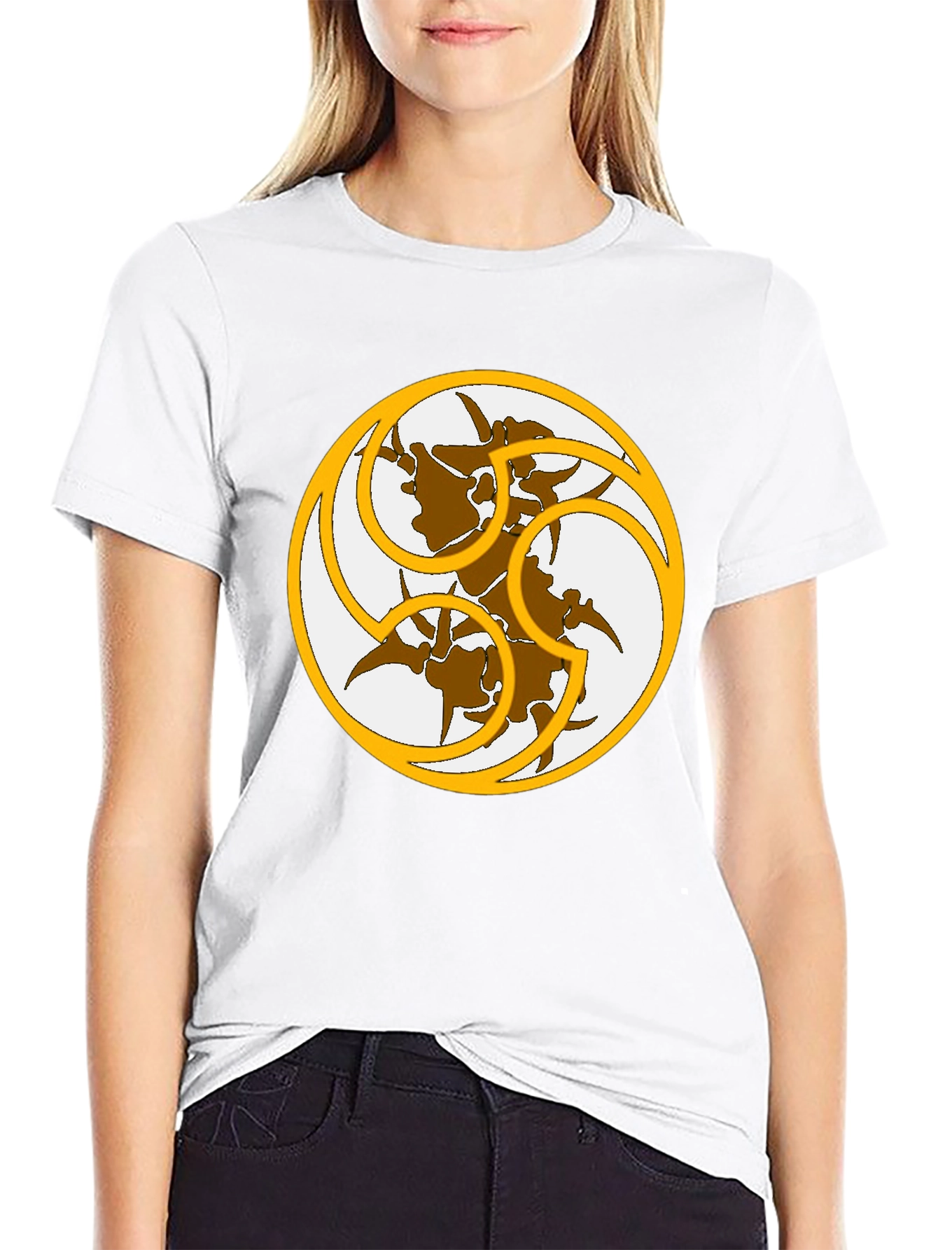 Symbolic Graphic T-Shirt - Artistic Design