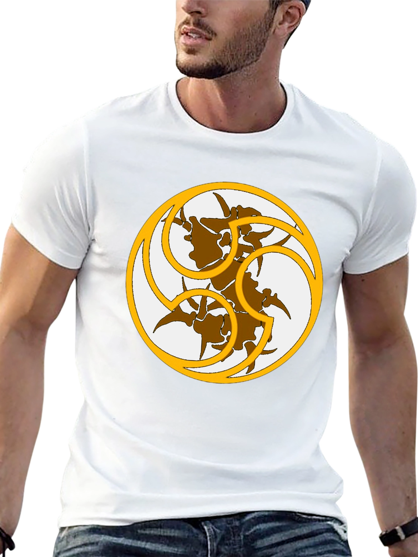 Symbolic Graphic T-Shirt - Artistic Design