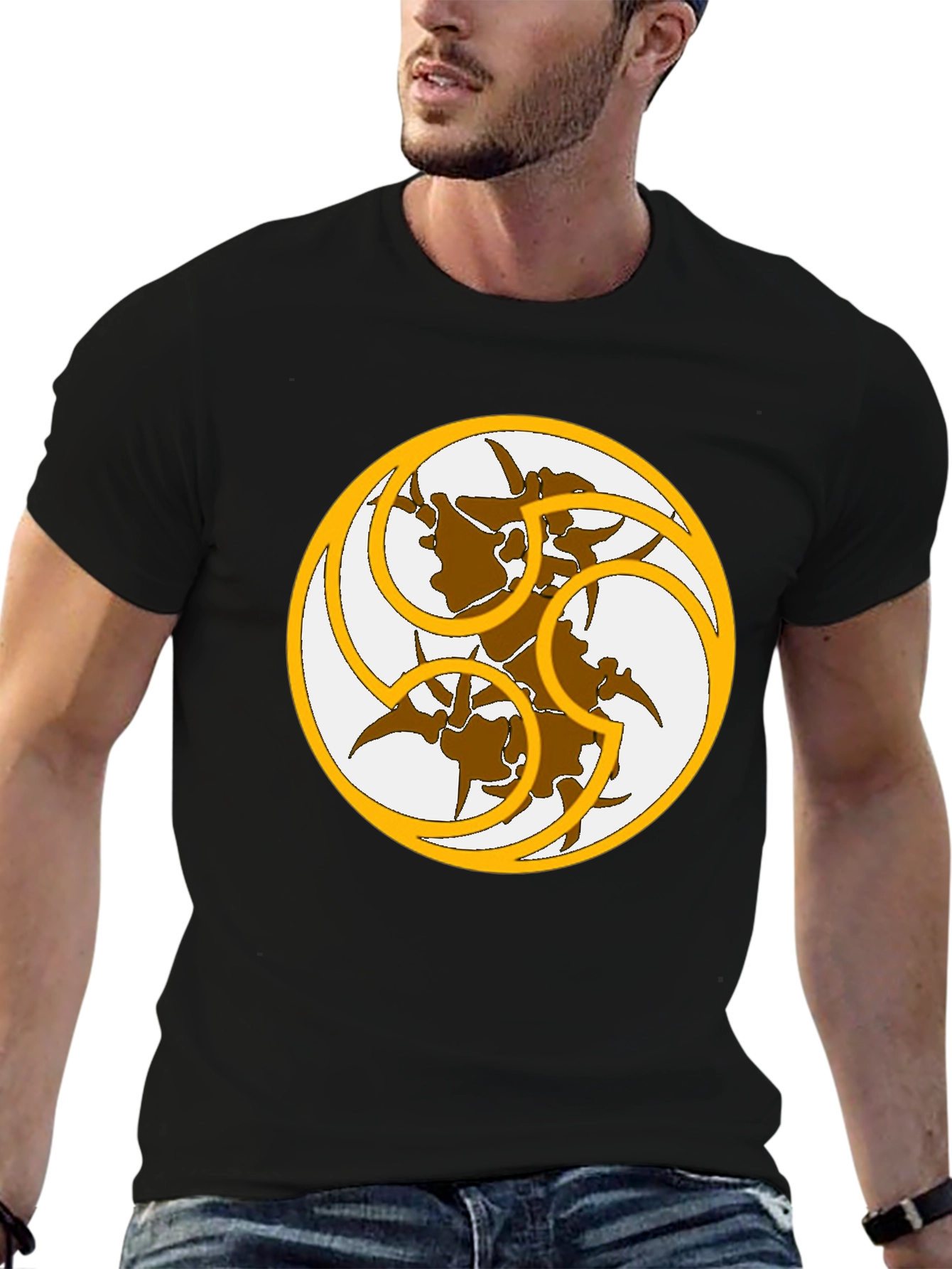 Symbolic Graphic T-Shirt - Artistic Design