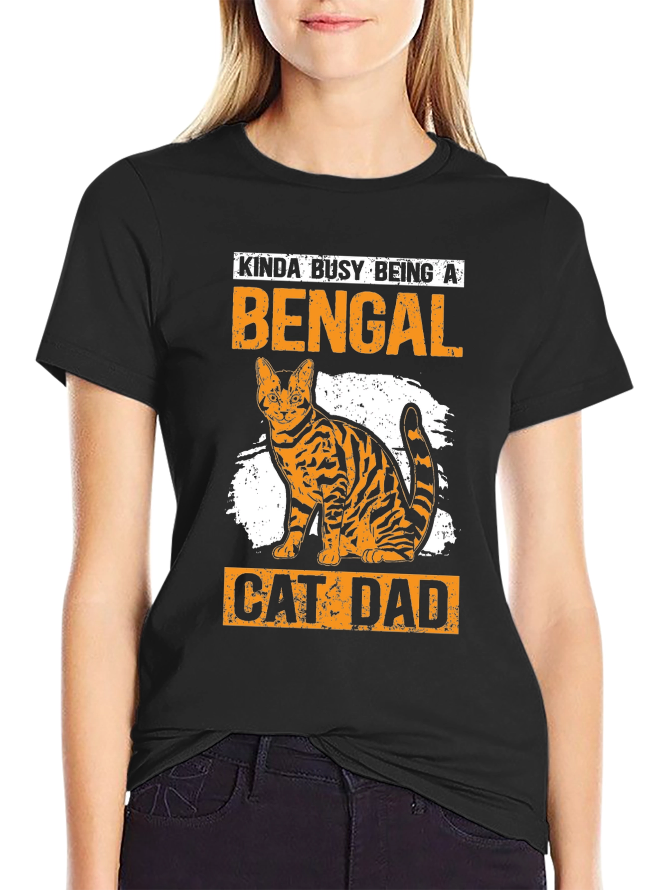 Bengal Cat Dad T-Shirt - Funny Cat Lover Tee