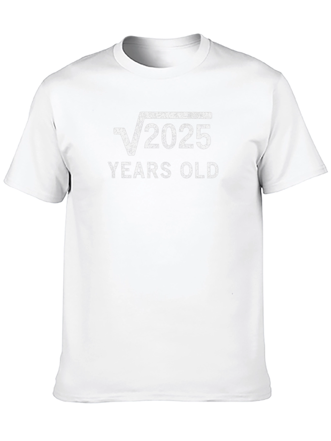 Square Root 2025 Years Old T-Shirt 45th Birthday Gift
