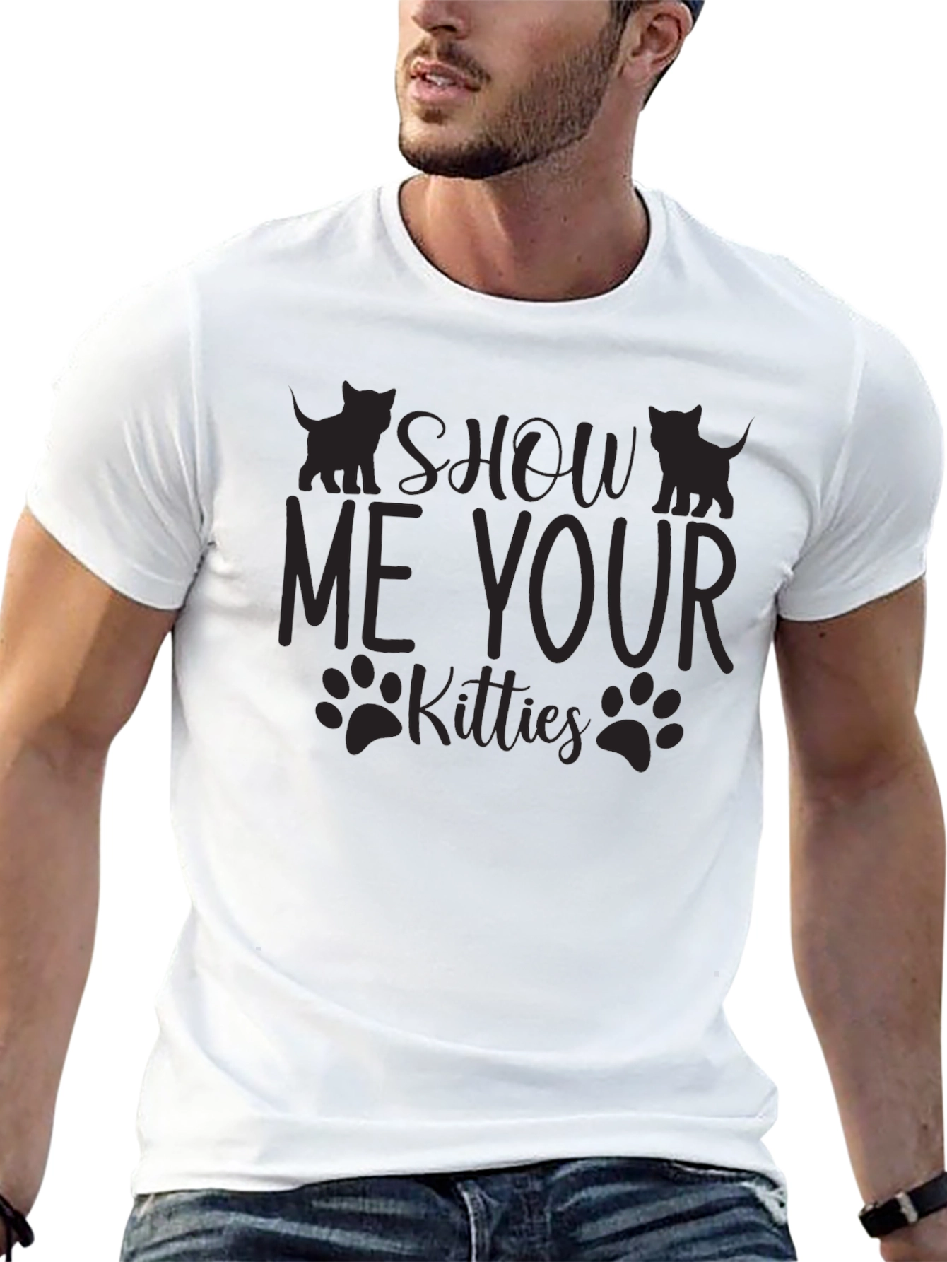 Show Me Your Kitties Graphic T-Shirt