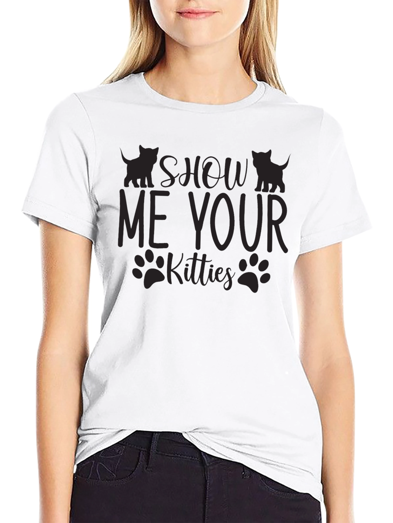 Show Me Your Kitties Graphic T-Shirt