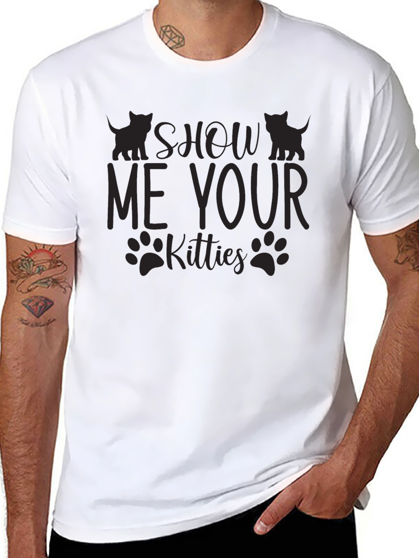 Show Me Your Kitties Graphic T-Shirt