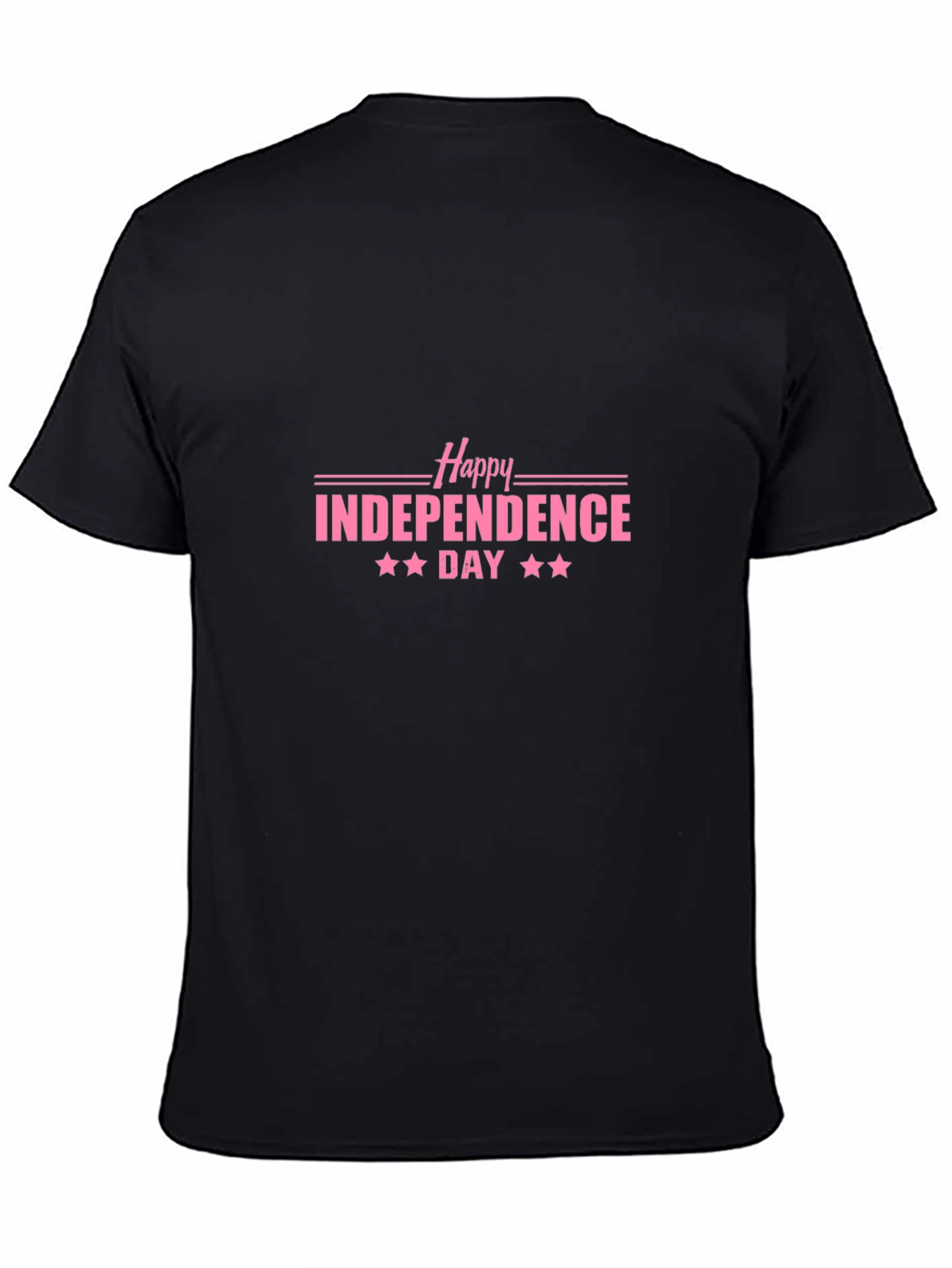 Happy Independence Day T-Shirt - Black