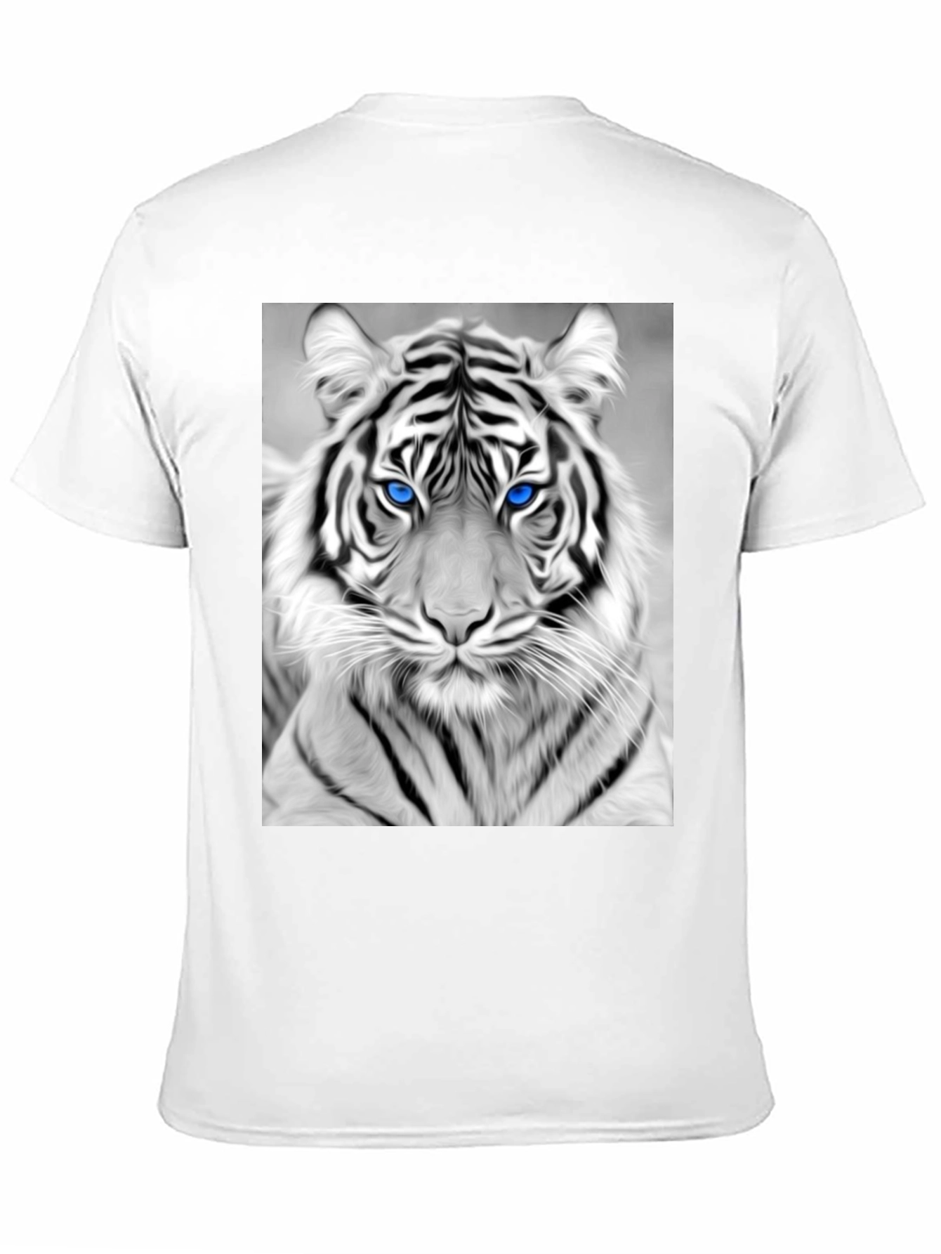 Tiger Graphic Tee - Black Cotton