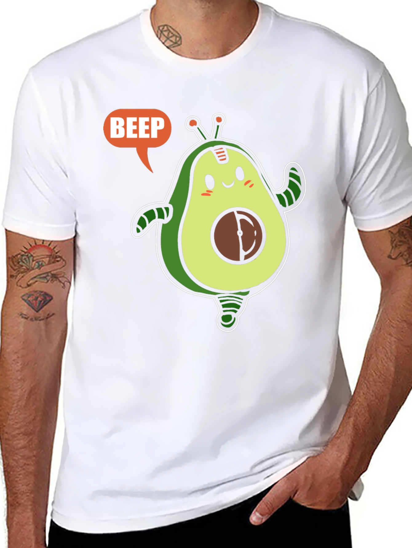 Avocado Robot T-Shirt