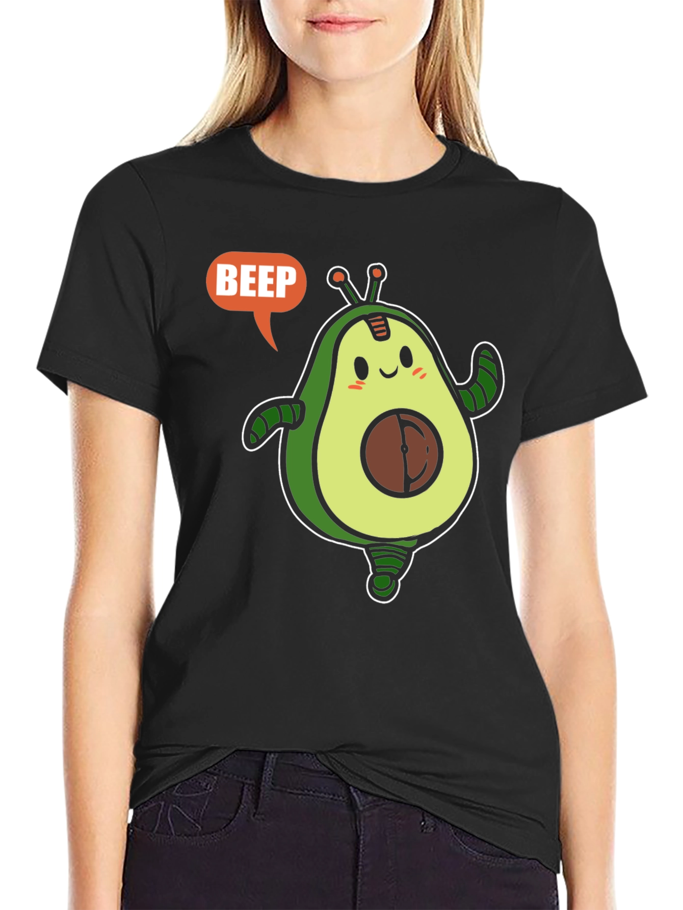 Avocado Robot T-Shirt