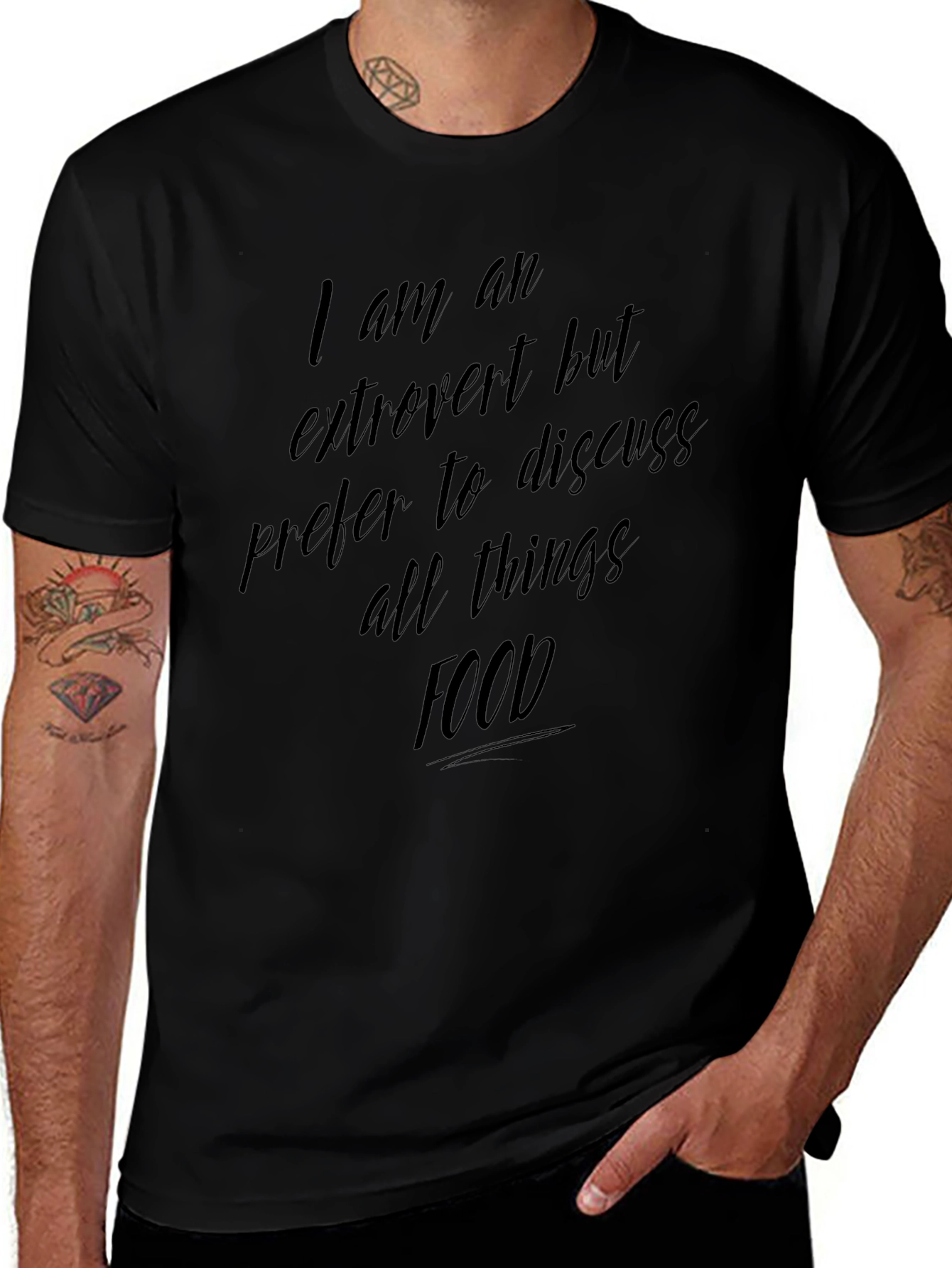 I am an Extrovert T-Shirt Foodie Apparel