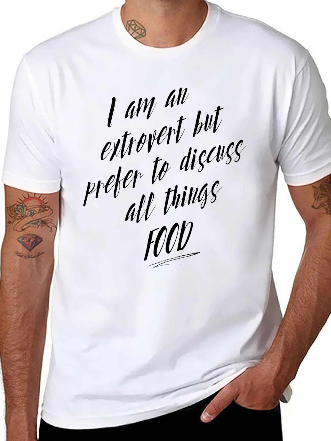 I am an Extrovert T-Shirt Foodie Apparel