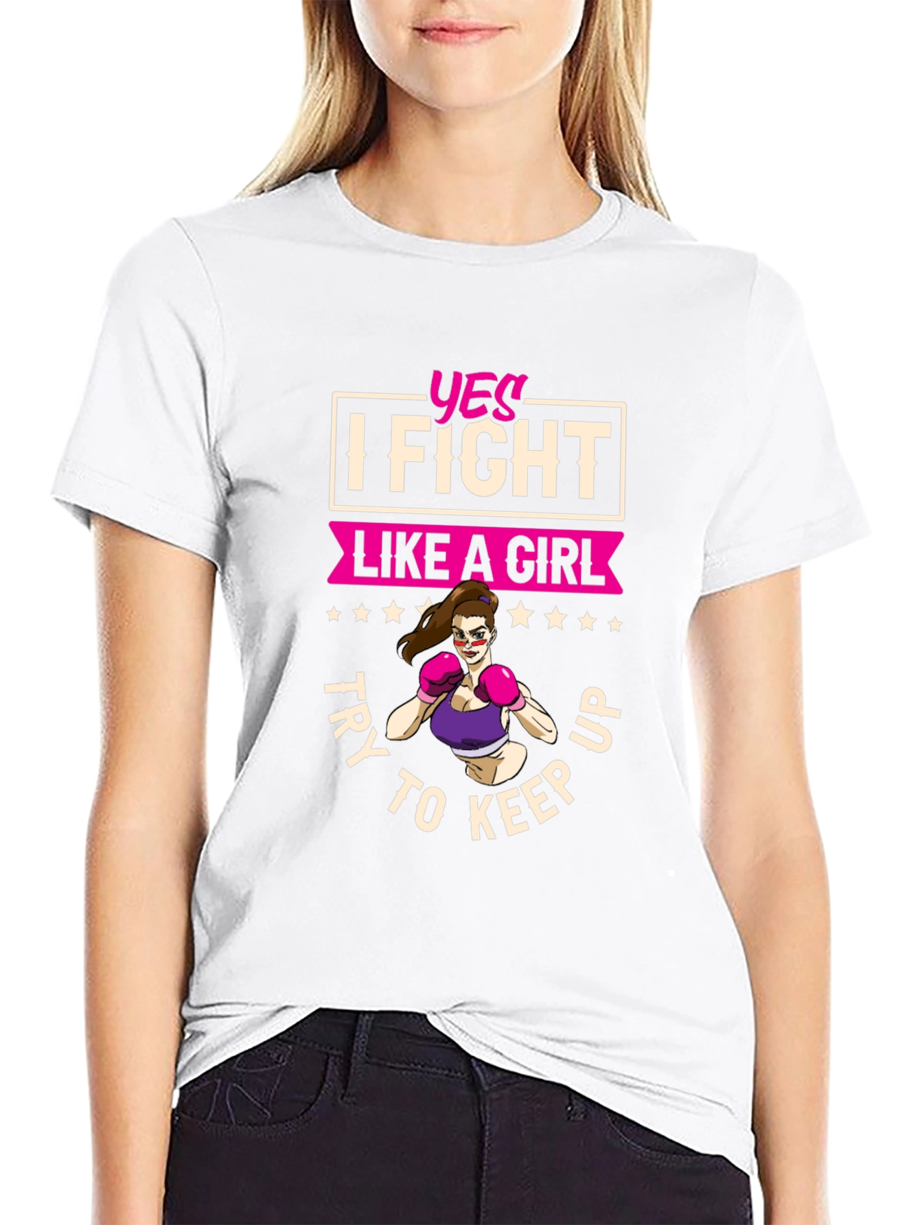 I Fight Like A Girl Graphic Tee